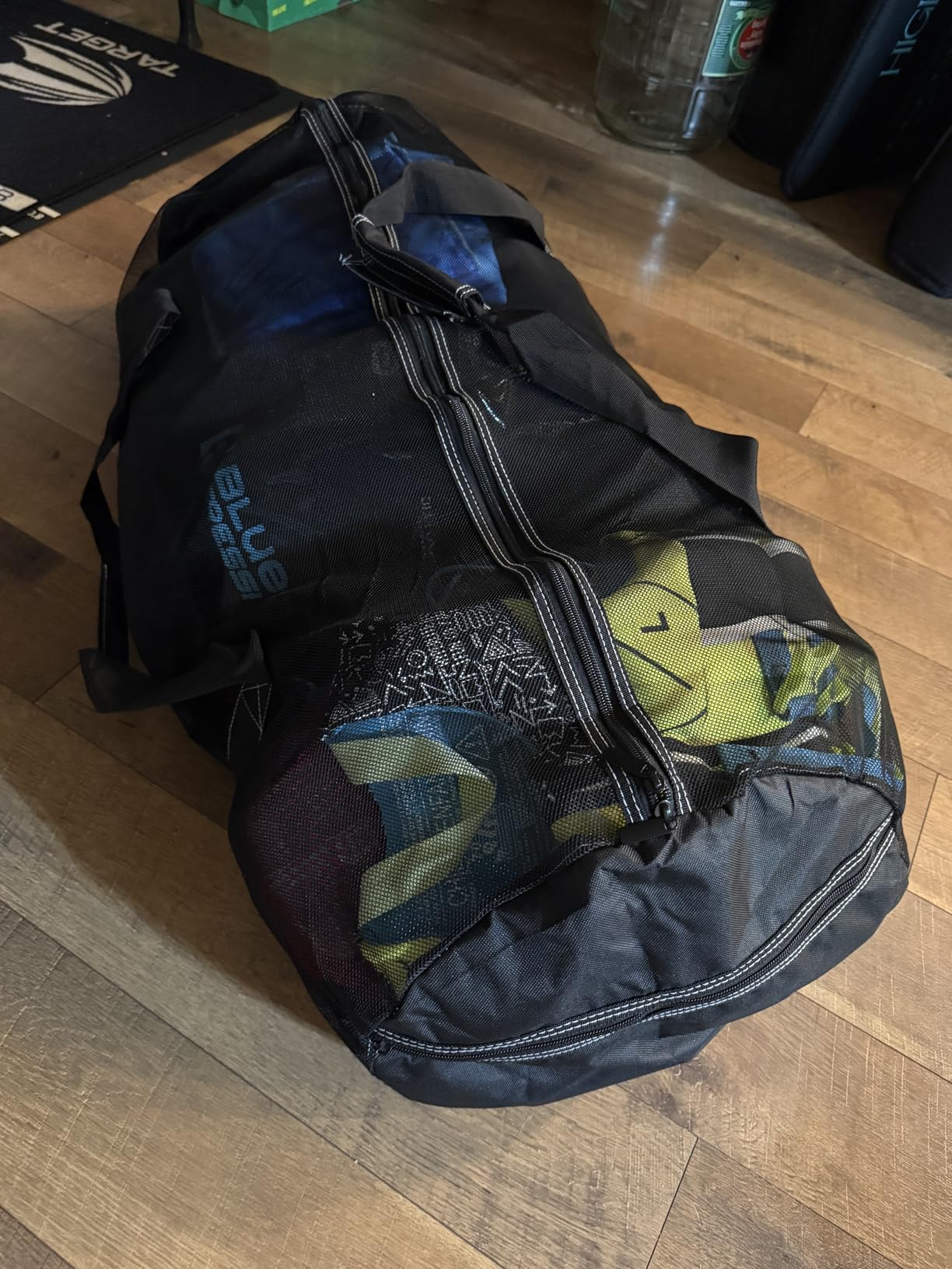 Bulex XXL Mesh Duffle Bag for Scuba Dive or Snorkel Gear, Extra Large Snorkeling Equipment Carry Bag, Ideal for Beach Pool Swimming Free Diving Kayak Spearfishing customer photo 2