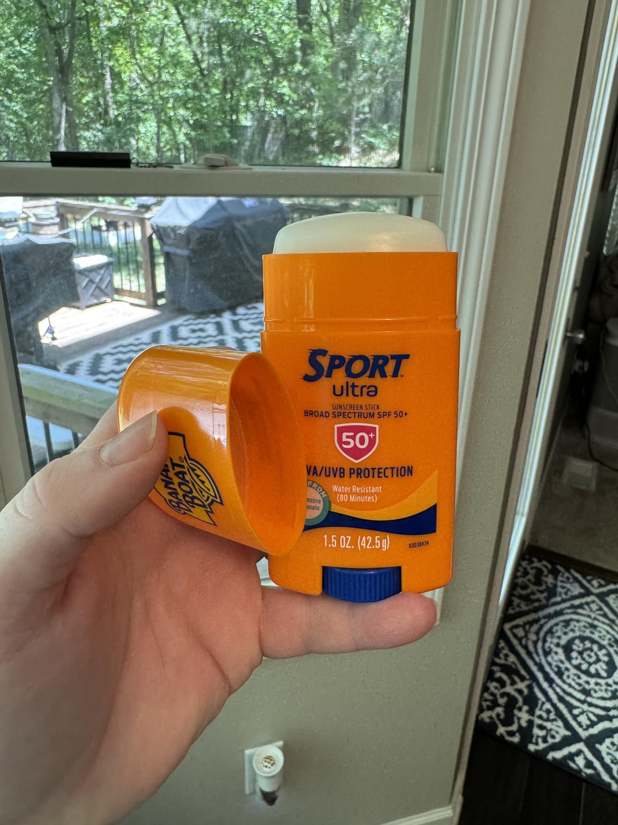 Banana Boat Sport Ultra Sunscreen Stick SPF 50, 1.5oz | Travel Size Sunscreen, Mini SPF Stick Sunblock, Oxybenzone Free customer photo 2