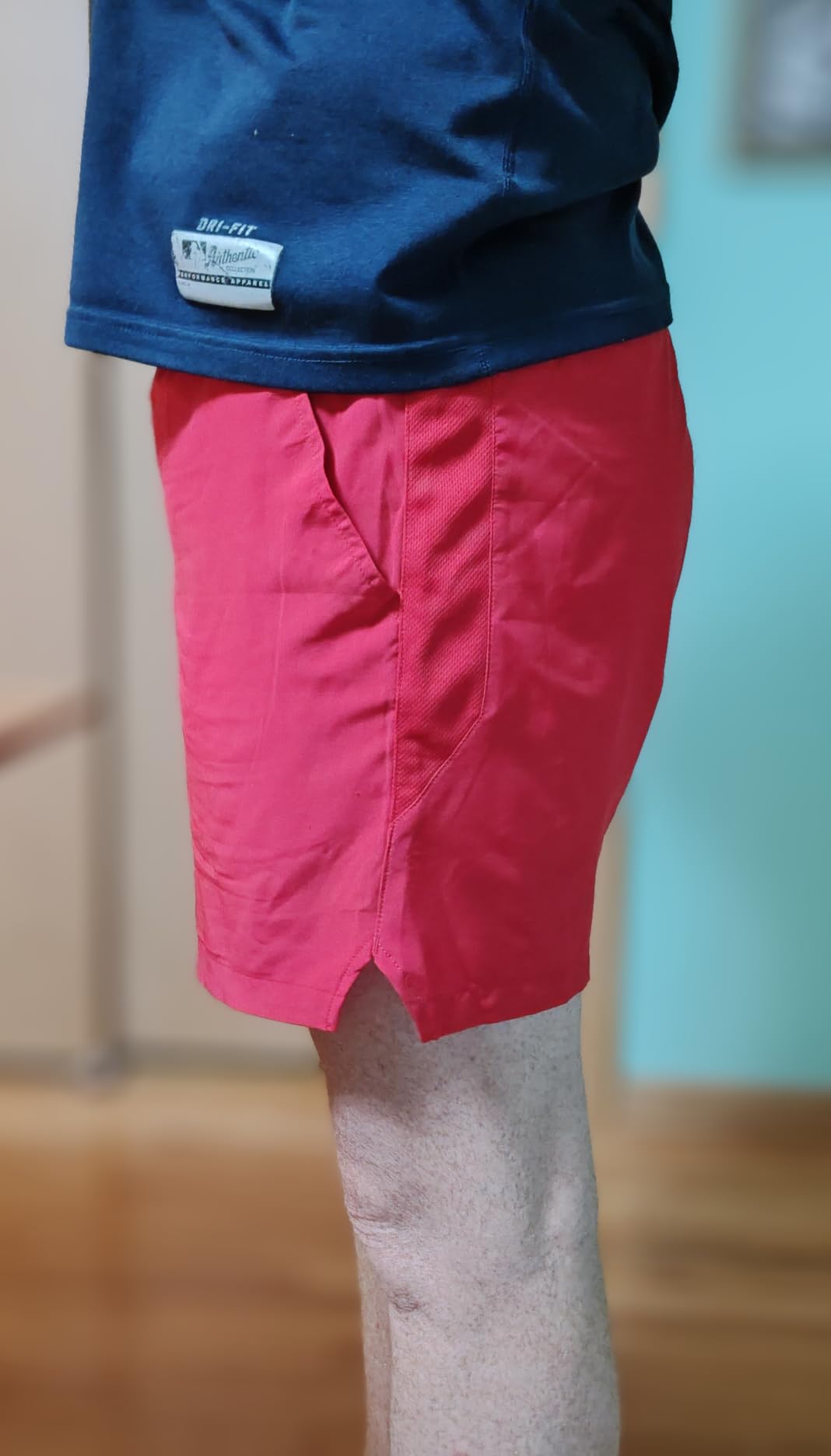 MIER Men's Workout Running Shorts Quick Dry Active 5 Inches Shorts with Pockets, Lightweight, Breathable customer photo 2
