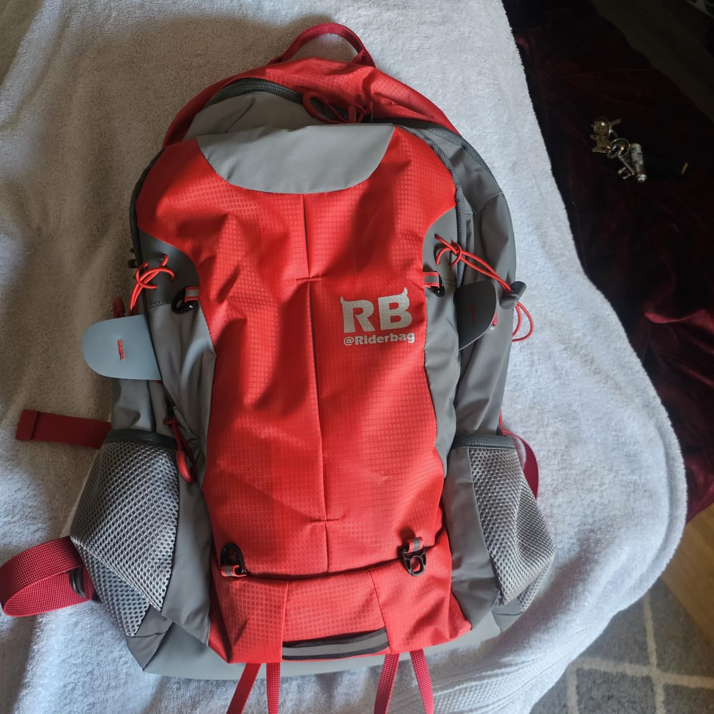 Reflective Motorcycle Backpack - Hi Viz EDC Commuter Bag for Riders, Night Travel, and Daily Use with Helmet Holder, Laptop Compartment, Ventilated Back, Urban Gear customer photo 2