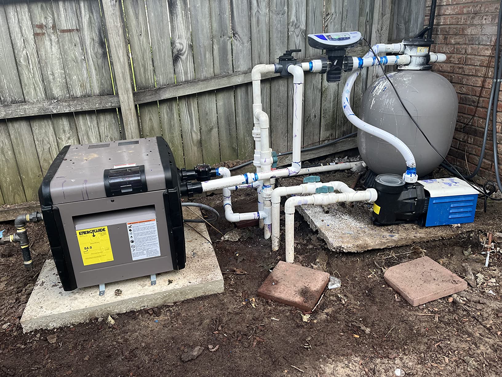 Hayward Pool Heater for Inground Pools Universal H-Series 250,000 BTU (Natural Gas Pool Heater) Pool and Spa Heater W3H250FDN customer photo 1