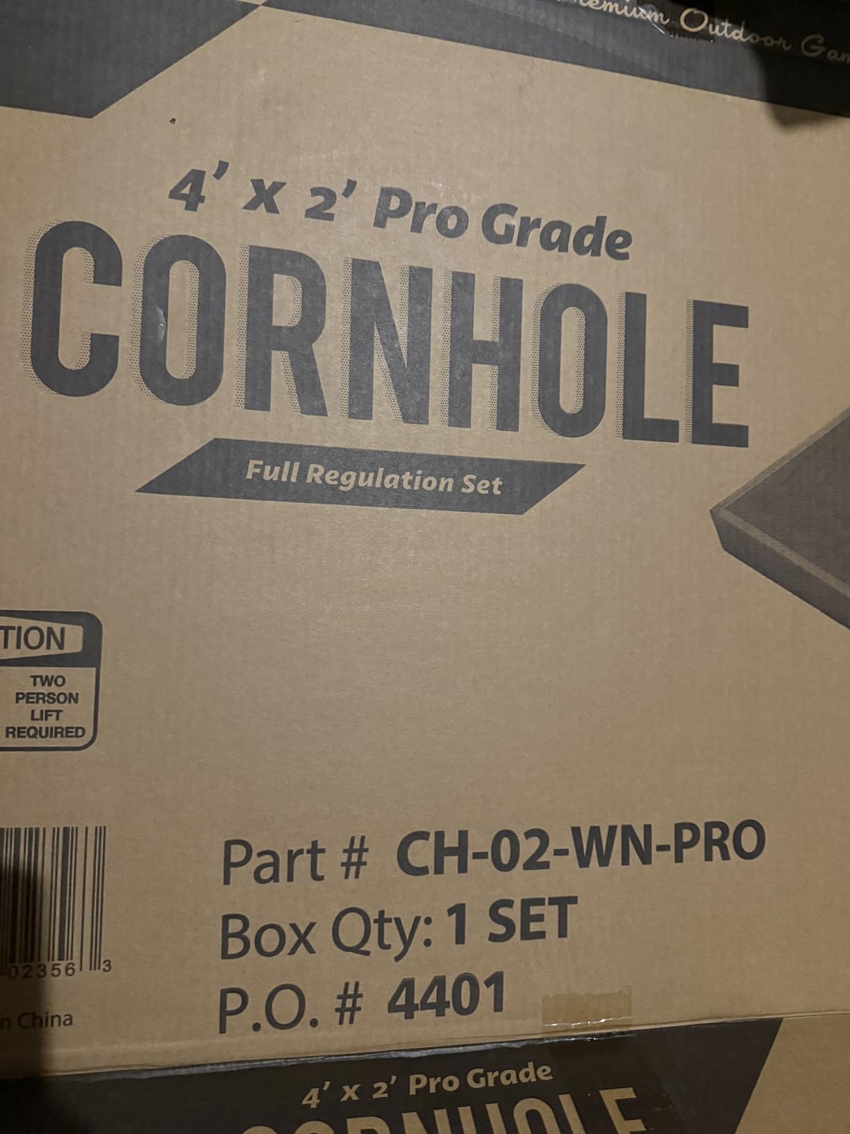 GoSports 4 ft x 2 ft Commercial Grade Cornhole Boards Set - Natural Wood Cornhole Boards customer photo 2