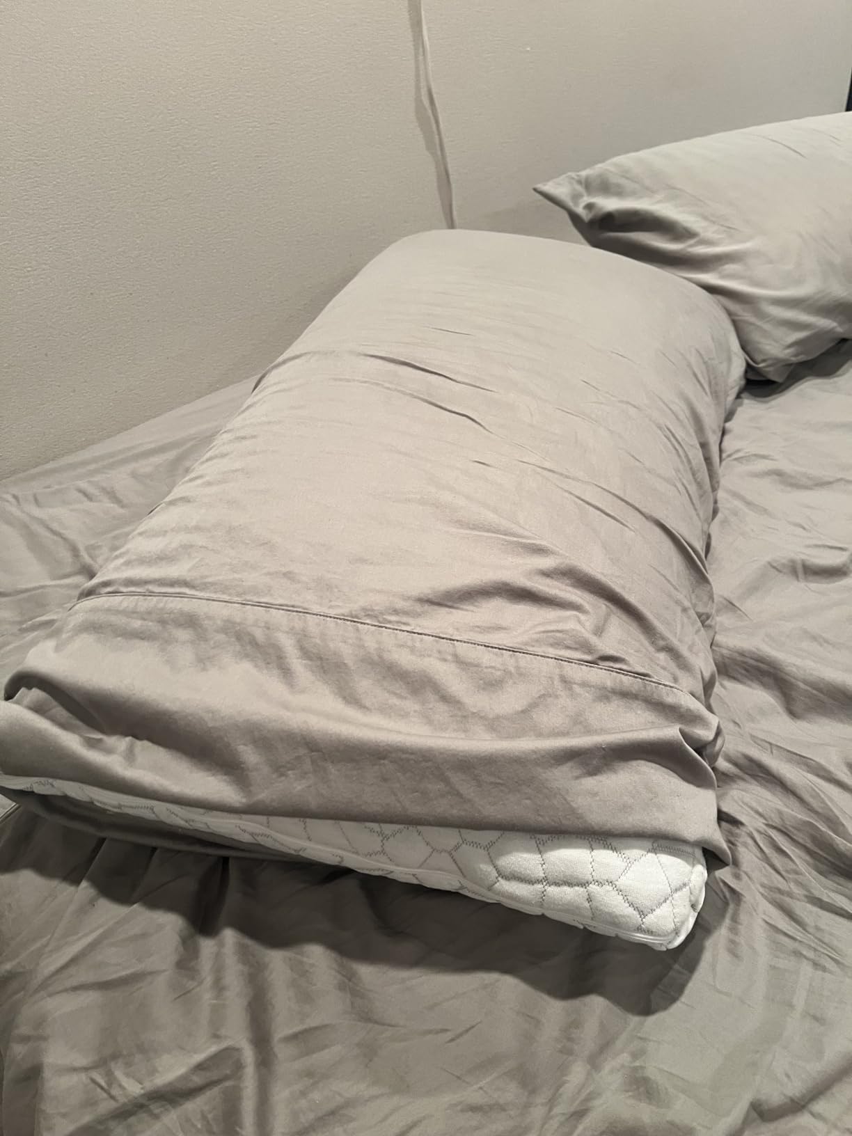 SUPA MODERN Cooling Pillow Queen Size Set of 2, CertiPUR-US Shredded Memory Foam Pillows for Sleeping, Cool Bed Pillows for Hot Sleepers customer photo 2