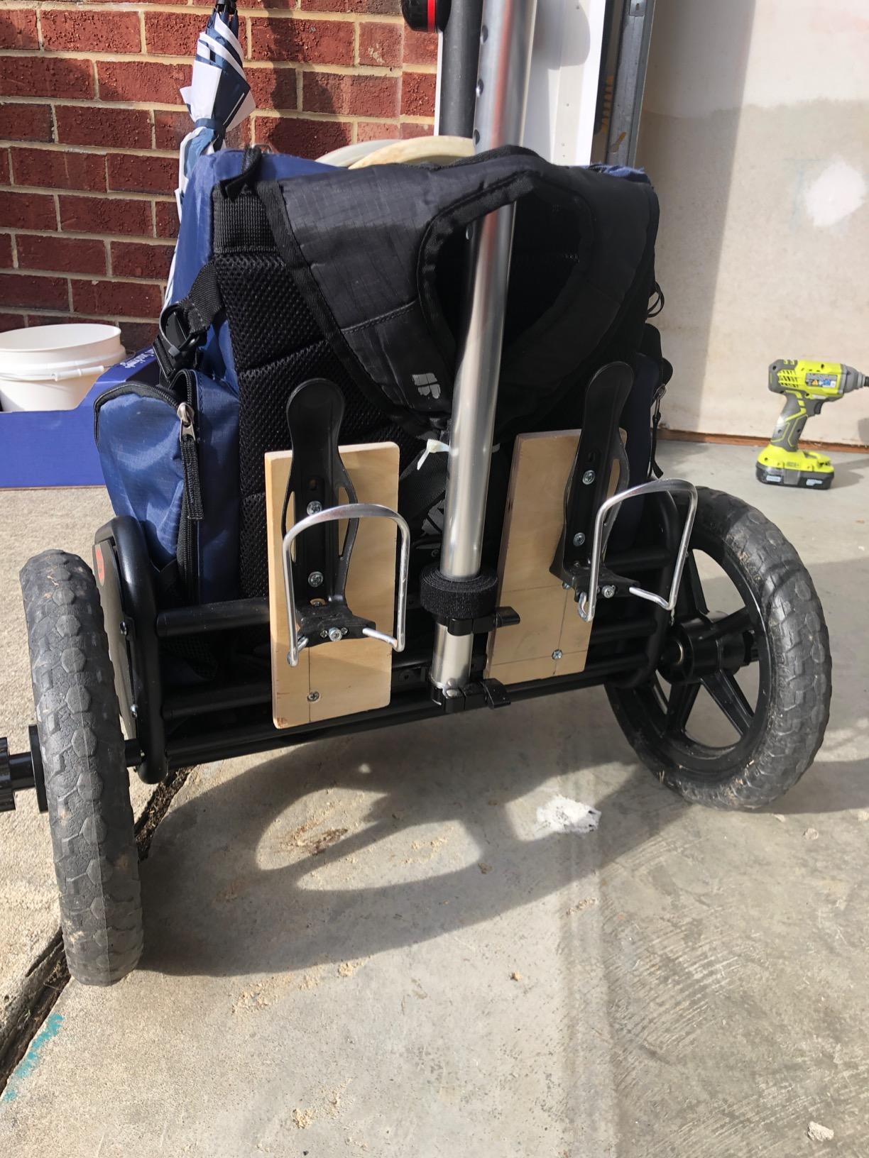 MVP Disc Sports Rover Disc Golf Cart - Black customer photo 1