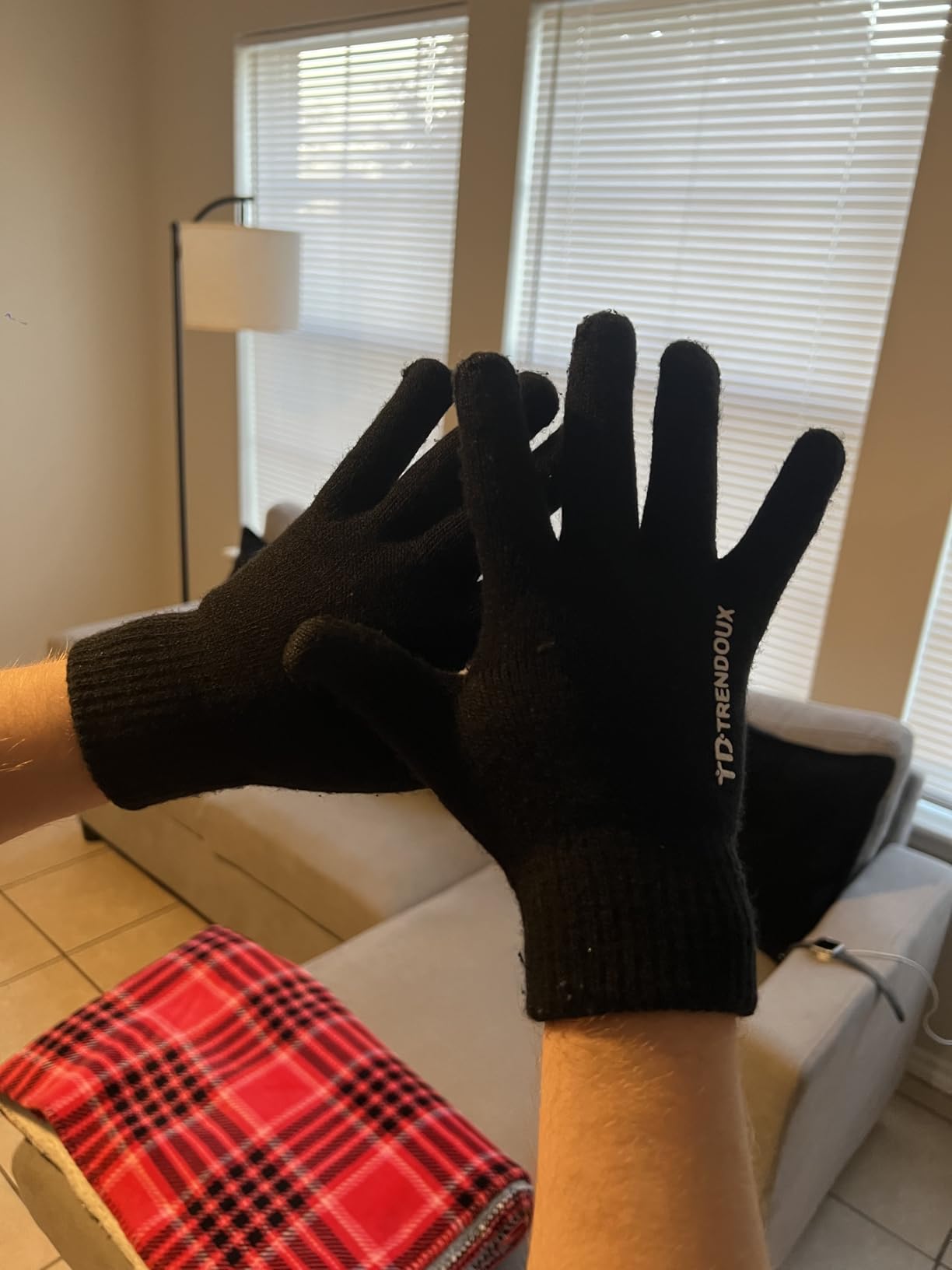 Winter Gloves for Men Women - Upgraded Touch Screen Cold Weather Thermal Warm Knit Glove for Running Driving Hiking customer photo 1