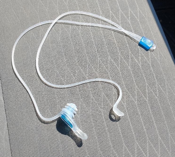 ADV. Eartune Aqua U Ear Plugs for Swimming - Waterproof Silicone Swimmers Ear Plugs for Adults, Men & Women, Universal Fit with Lanyard, Blocks Water but Lets Sound in, Ideal for Pool and Surfing customer photo 2