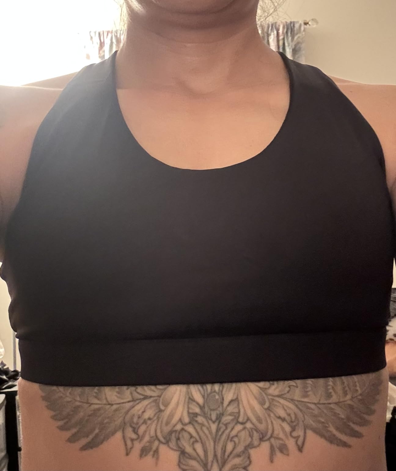 Sports Bras for Women, Padded Strappy Sports Bras Criss-Cross Back Medium Support Sports Bras with Removable Cups customer photo 2