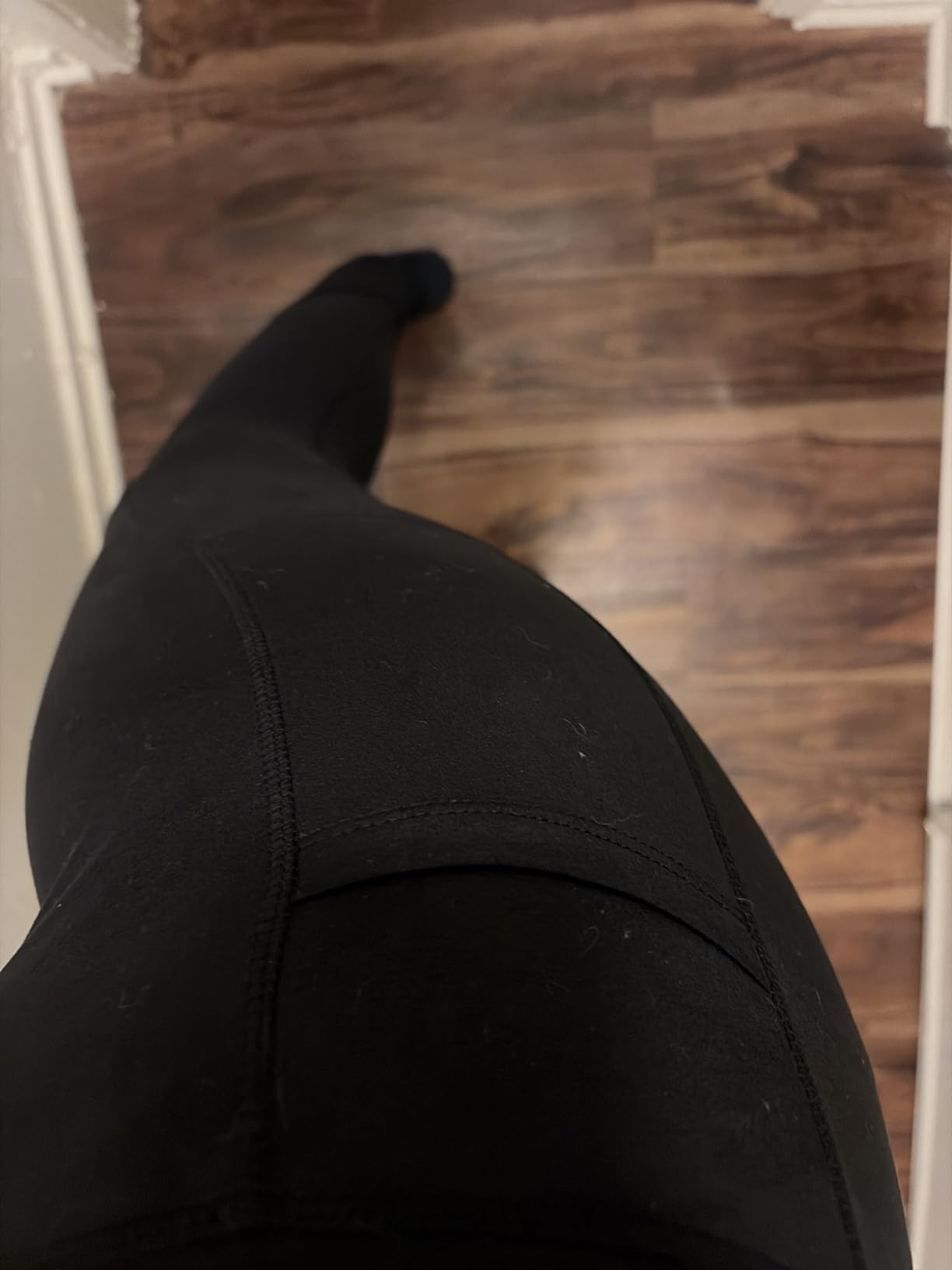 CAMPSNAIL 4 Pack Leggings for Women - High Waisted Tummy Control Yoga Pants for Workout Gym Black Leggings Plus Size customer photo 2