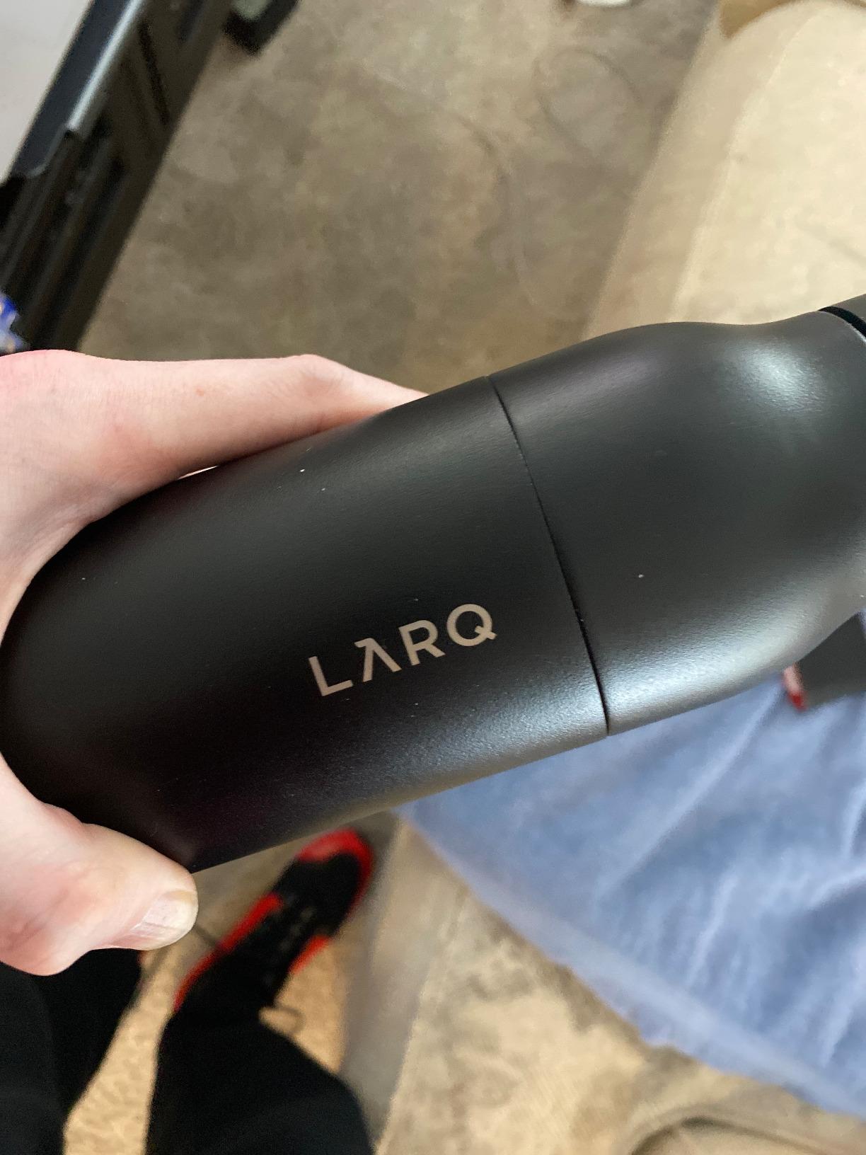 LARQ Bottle PureVis 17 oz - Self-Cleaning and Insulated Stainless Steel Water Bottle with UV Water Purifier and Award-winning Design | Reusable & Travel Friendly, Seaside Mint customer photo 2