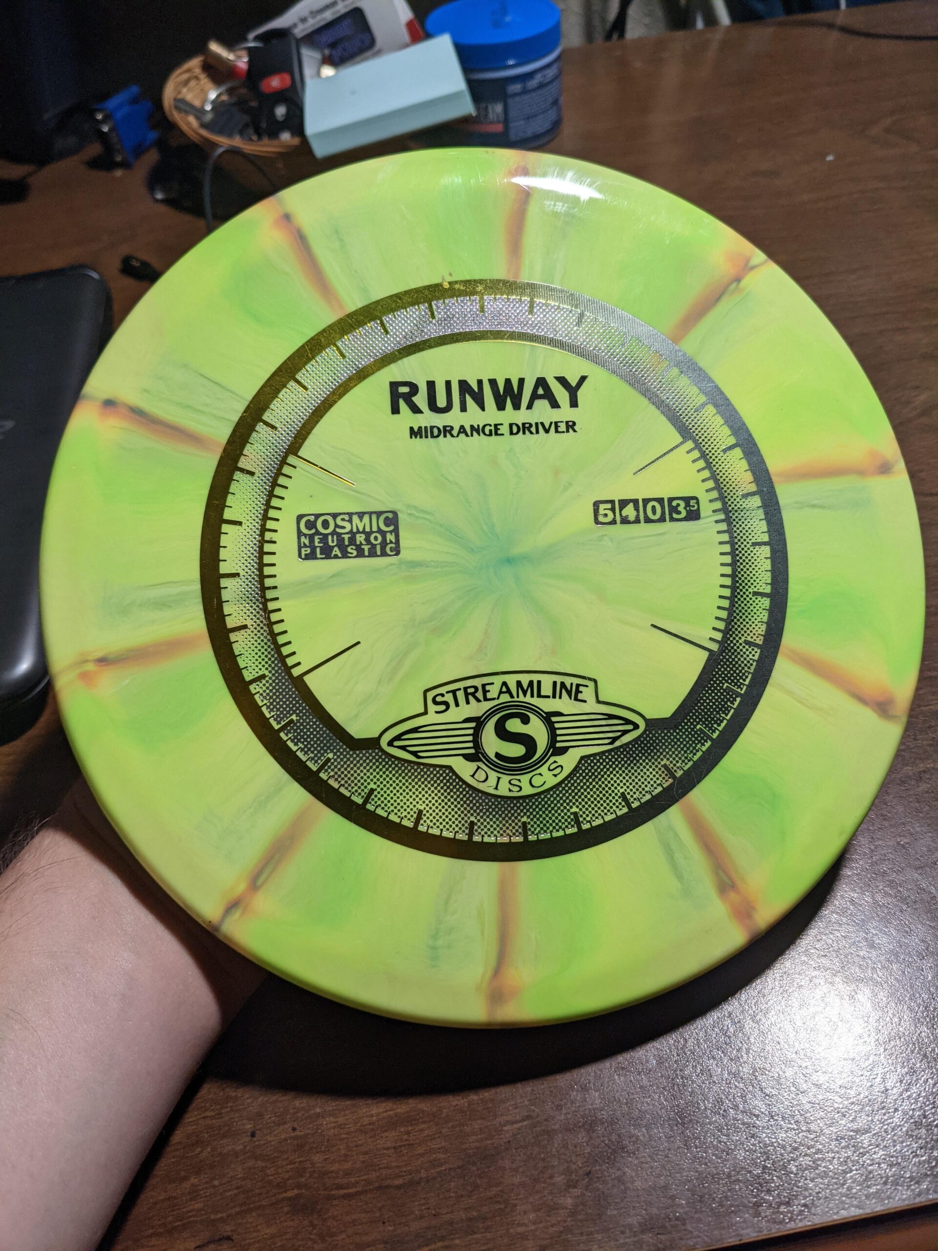 Streamline Discs Cosmic Neutron Runway Disc Golf Midrange (Colors May Vary) customer photo 2