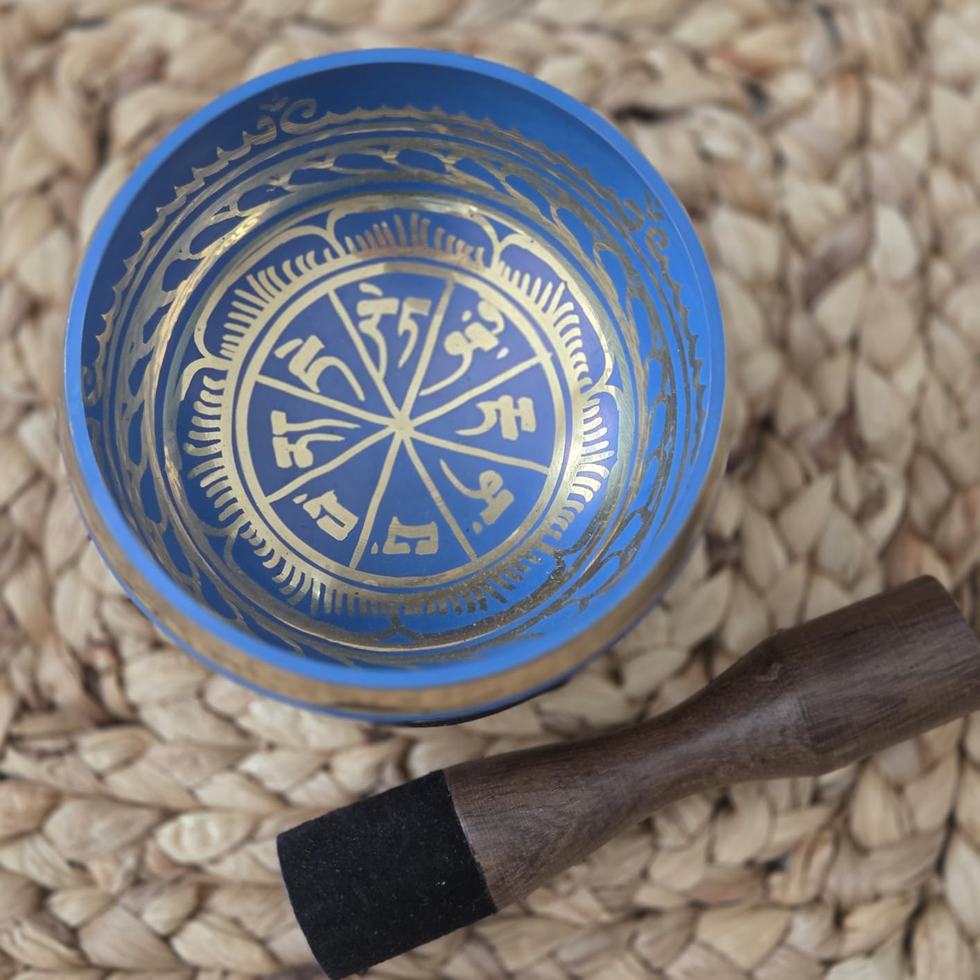 Silent Mind Tibetan Singing Bowl Set - Easy to Play & Beginner Friendly Meditation Bowl with Cushion, Mallet & Case | Stress Relief & Mindfulness | Gift-Ready customer photo 2