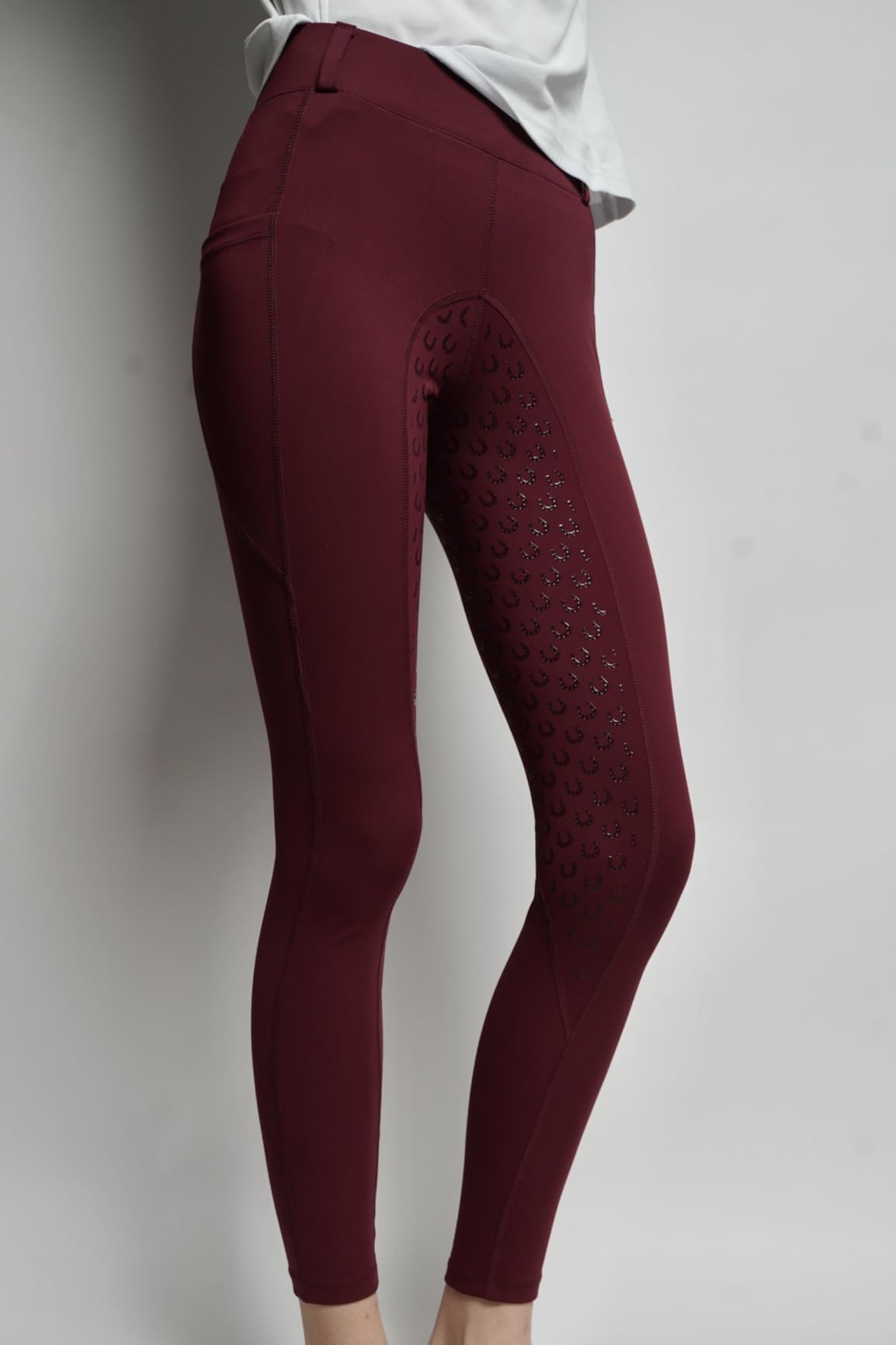 Women's Full Seat Riding Tights Active Silicon Grip Horse Riding Tights Equestrian Breeches customer photo 2