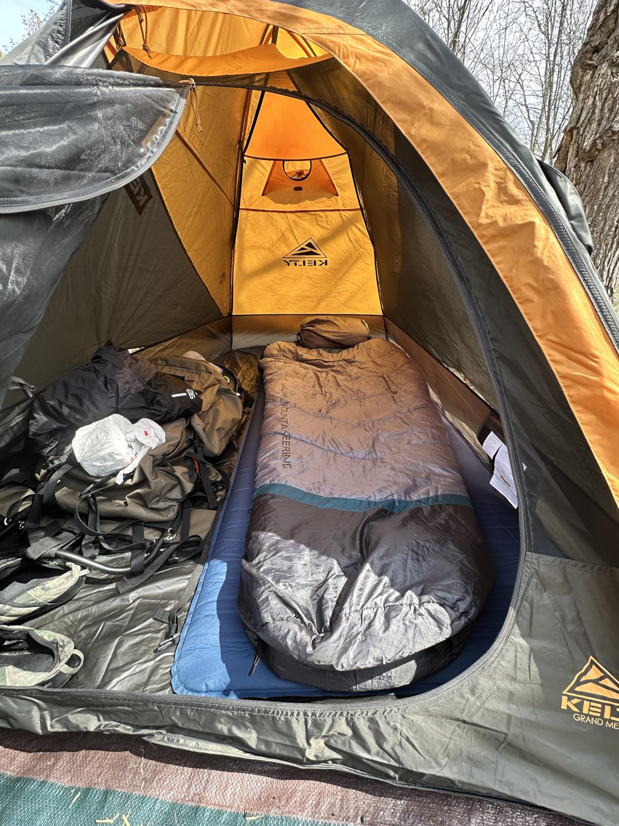 Kelty Grand Mesa 2P or 4P Backpacking Tent - 3 Season Camping, Thru Hiking Shelter, Aluminum Pole Frame, Single Door + Vestibule Model customer photo 2