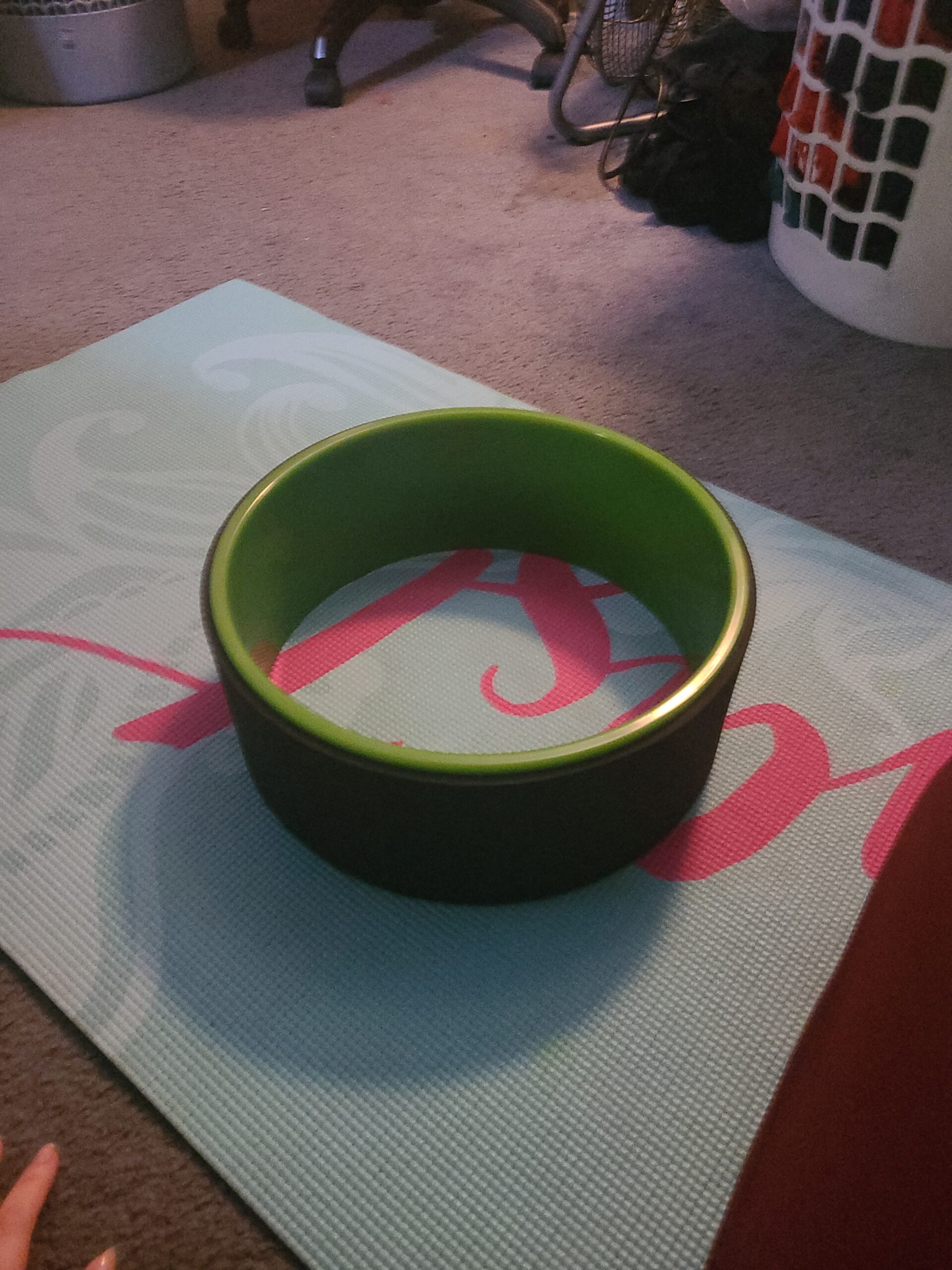 Fitvids Yoga Wheel for Stretching - Comfortable Support for Poses and Backbends, Multiple Colors customer photo 2