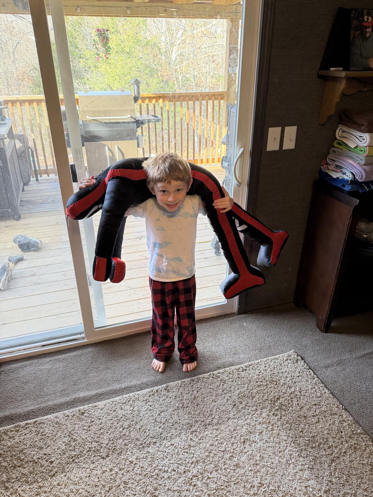 Unfilled Wrestling Dummy for Kids - Youth Grappling Dummy BJJ, MMA, Jiu Jitsu & Judo Training Partner - Durable Martial Arts Practice Buddy customer photo 2