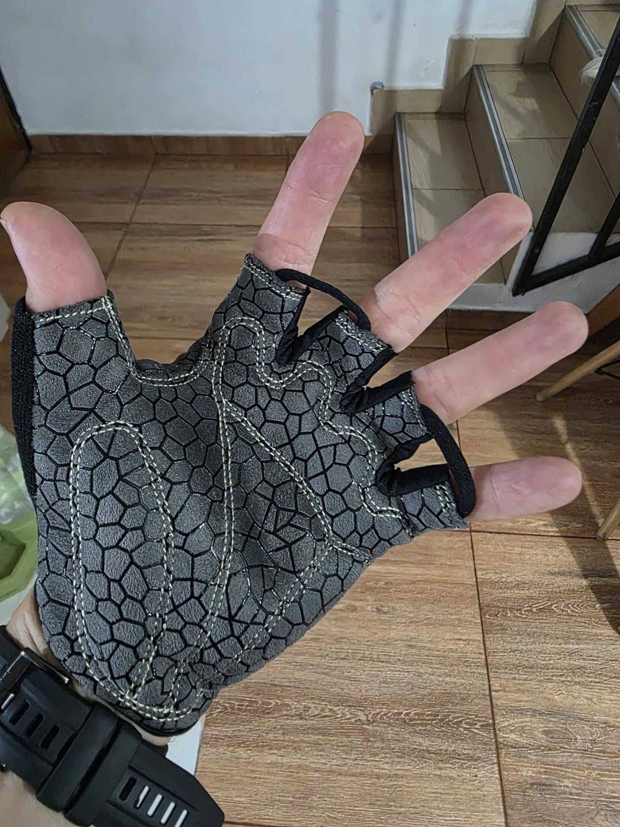 Cycling Gloves - Mountain Bike Half Finger Road Riding Gloves, Breathable, Shock-Absorbing, for Men and Women customer photo 1