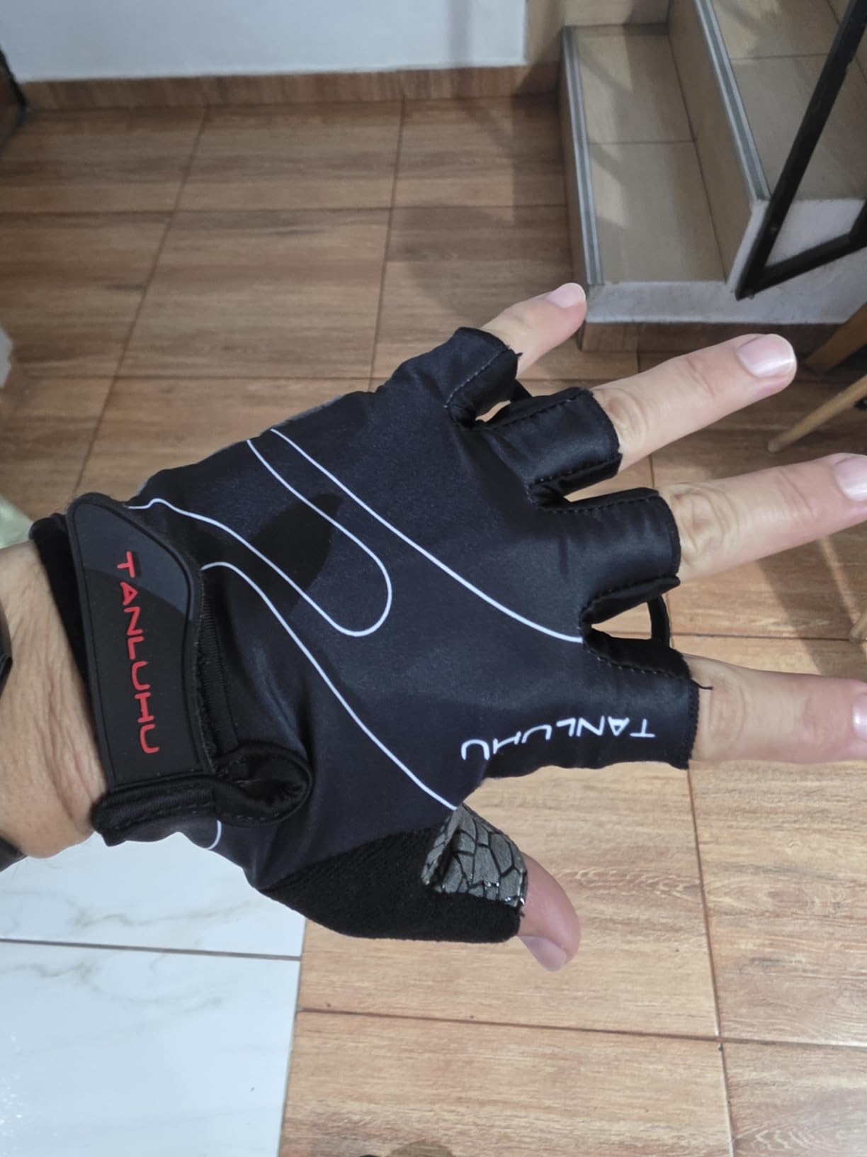 Cycling Gloves - Mountain Bike Half Finger Road Riding Gloves, Breathable, Shock-Absorbing, for Men and Women customer photo 2