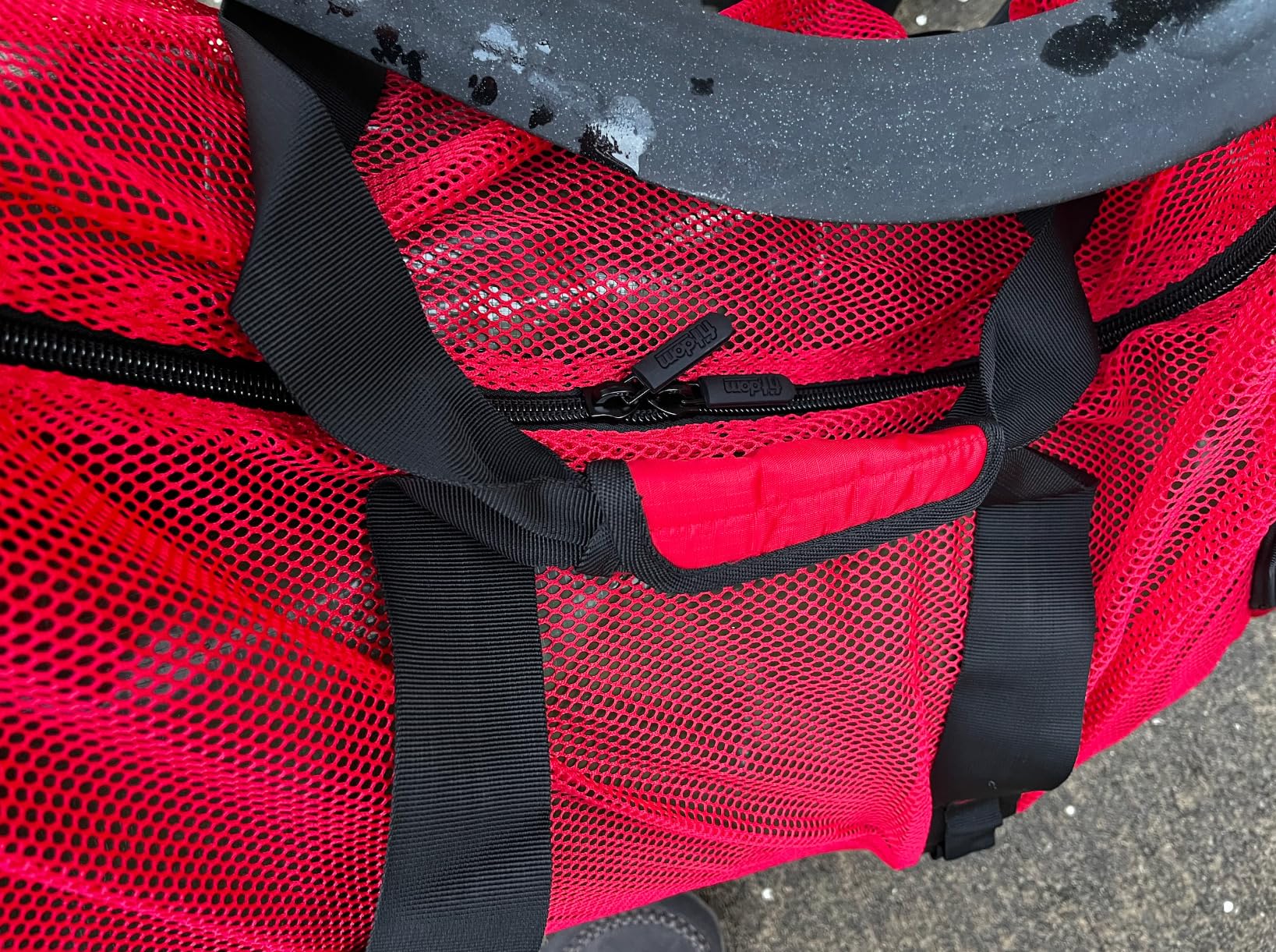 Fitdom 90L Large Mesh Duffle Bag for Scuba Dive or Snorkel Equipment. Best for Water Sports & Beach Activities like Swimming, Diving & Snorkeling customer photo 1
