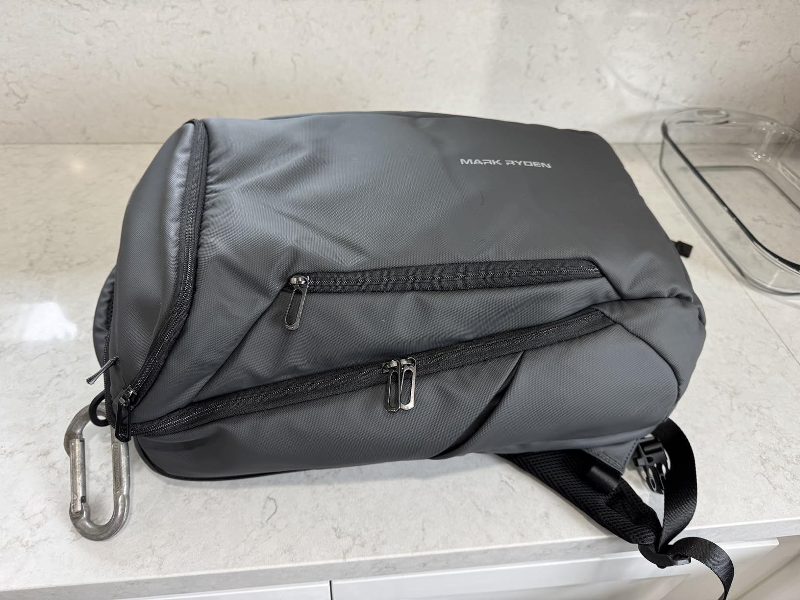 MARK RYDEN Business Backpack for Men, 17.3 Inch Tech Waterproof Laptop Backpack with USB Charging Port, Professional Work Backpack for Travel, Office, College, Commuting, Hiking customer photo 1