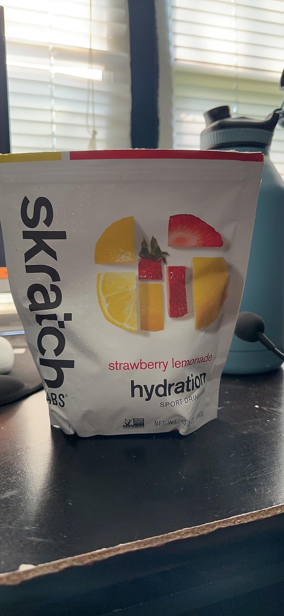 Skratch Labs Hydration Sports Drink Mix - Real-Fruit Electrolyte Powder for Fast Hydration & Endurance | Strawberry Lemonade | 20 Servings customer photo 1