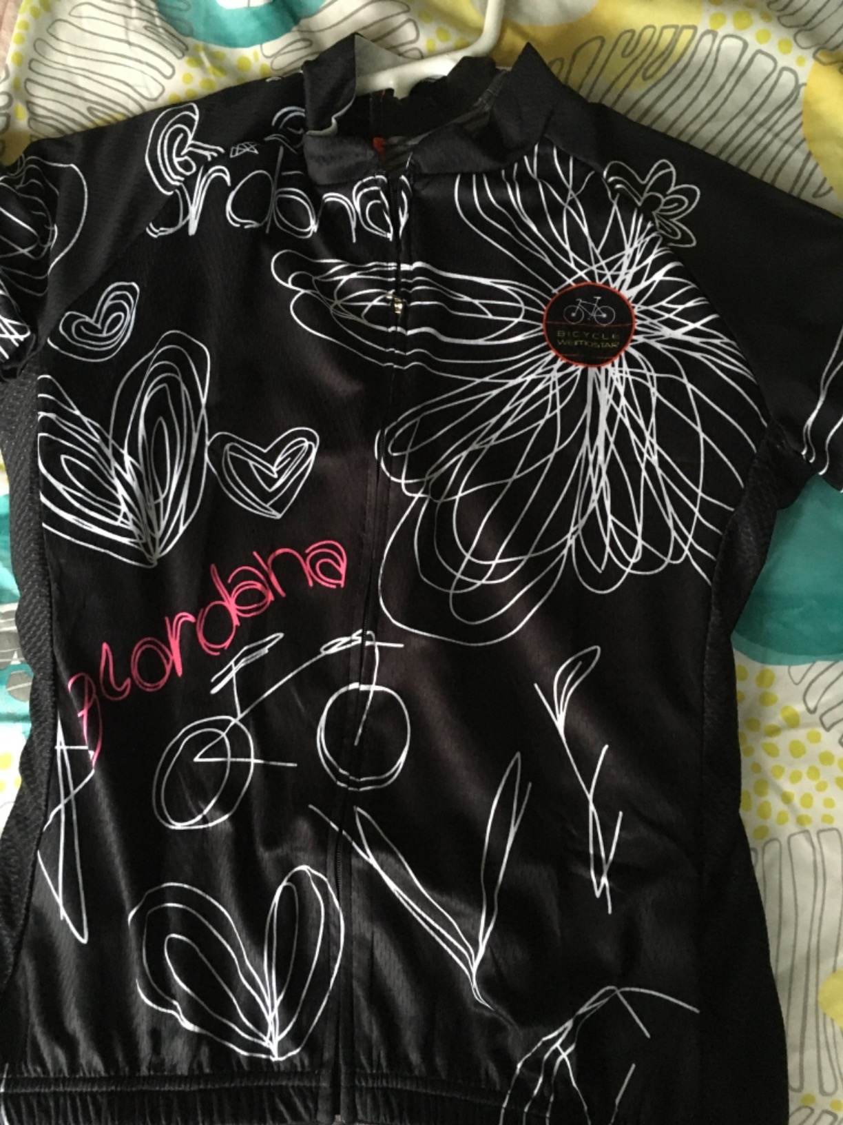 JPOJPO Women's Cycling Jersey Sleeveless Short&Long Sleeve Bike Shirt Half Zipper Road Bicycle Biking Tops CF3 customer photo 2