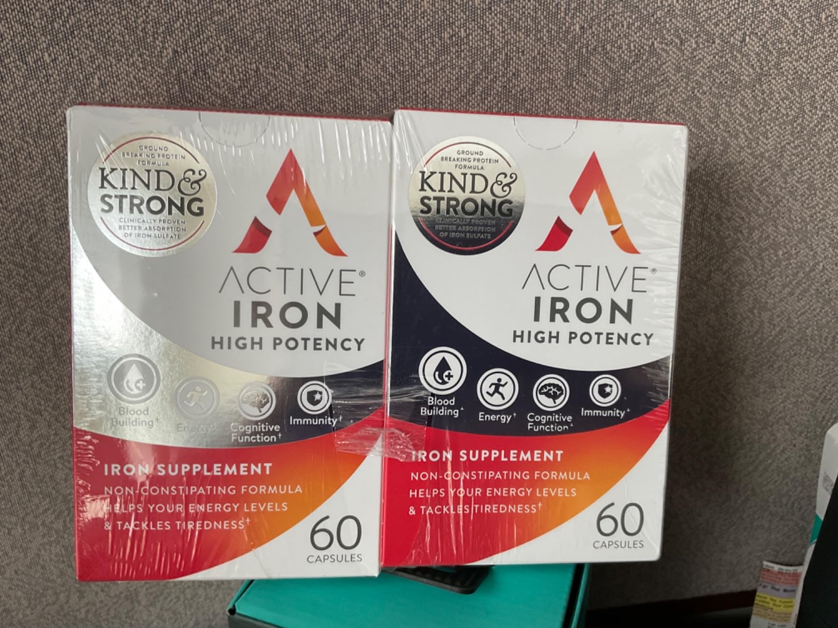 Active Iron Supplement 25mg + Multivitamin for Women, Clinically Proven to Increase Iron & Energy Levels, Maximum Absorption, Gentle, Non-Constipating, 30 Capsules + 30 Tablets in On-the-Go Foil Packs customer photo 2