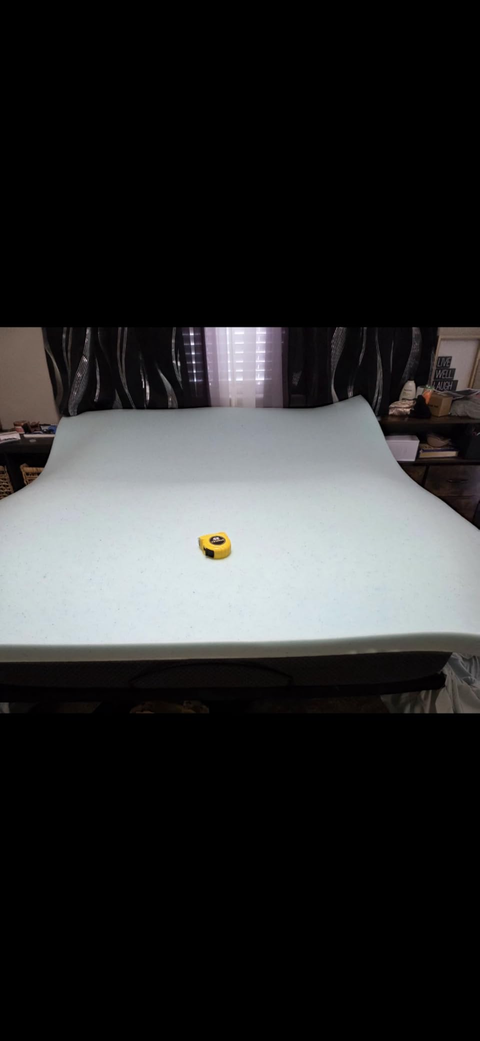 Serta ThermaGel Cooling, Pressure-Relieving Memory Foam Mattress Topper, 3 Inch, Queen customer photo 1