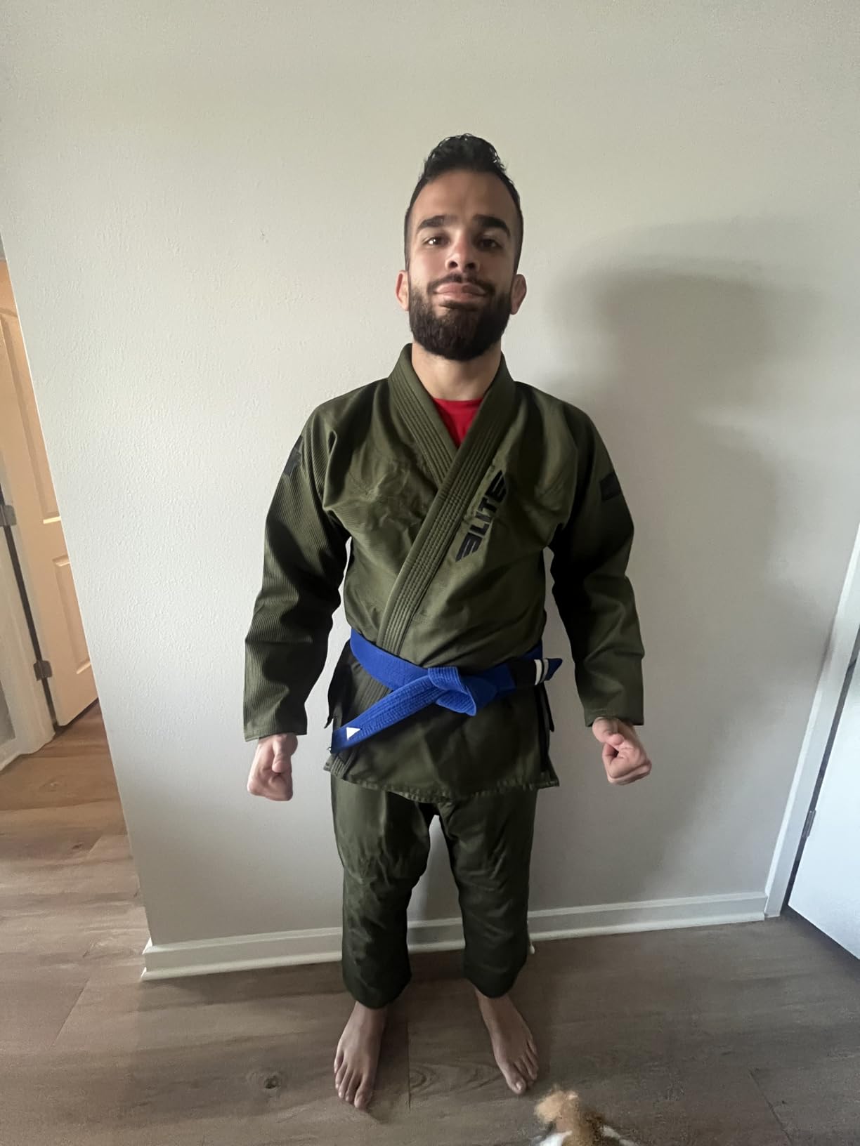 Elite Sports Ultra Light BJJ GI for Men - IBJJF Kimono BJJ Jiujitsu GIS W/Preshrunk Fabric & Free Belt customer photo 1