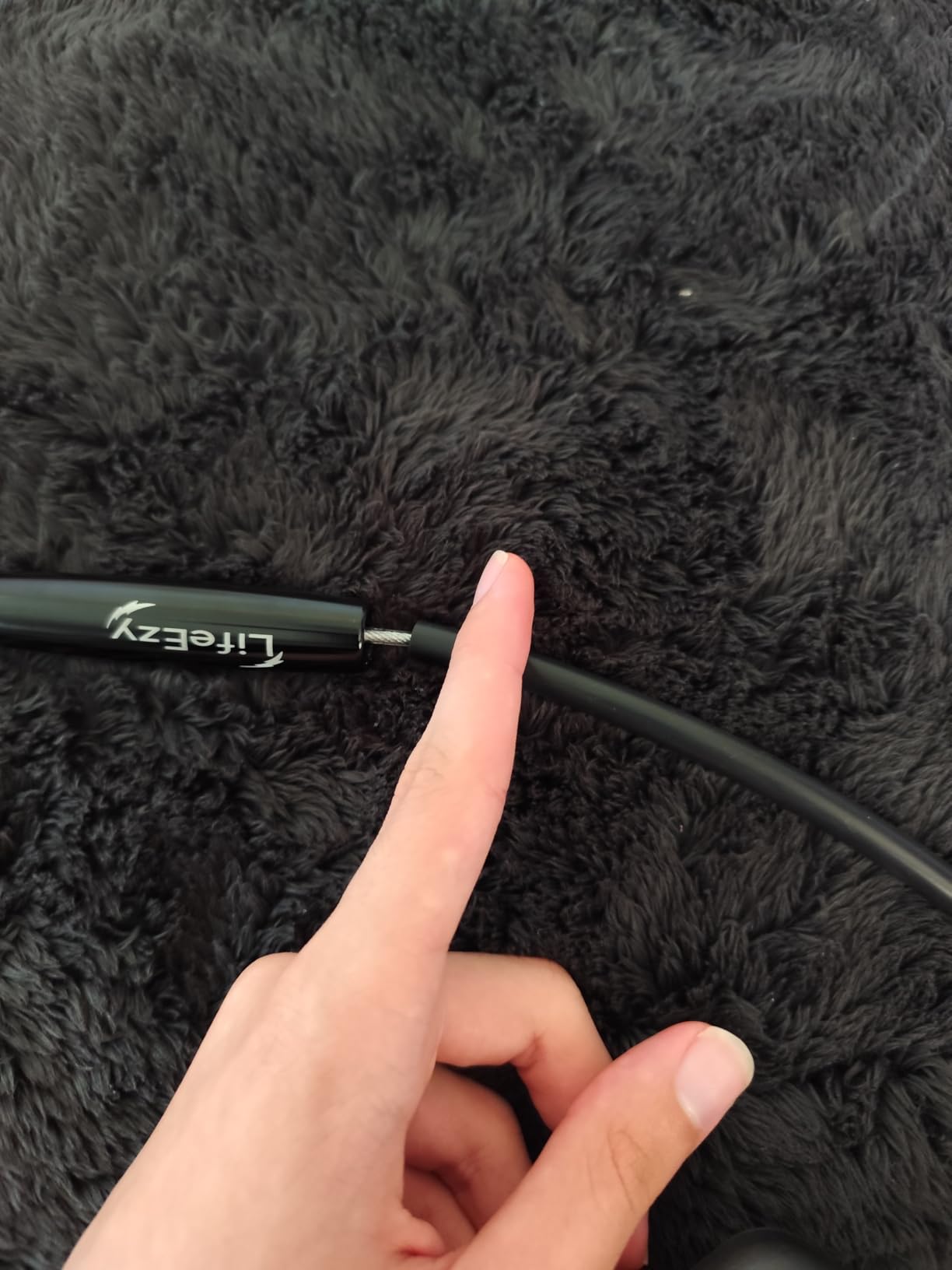 Jump Rope, High Speed Weighted Jump Rope - Premium Quality Tangle-Free - Self-Locking Screw-Free Design - Jump Ropes for Fitness, Crossfit & Home Exercises customer photo 2