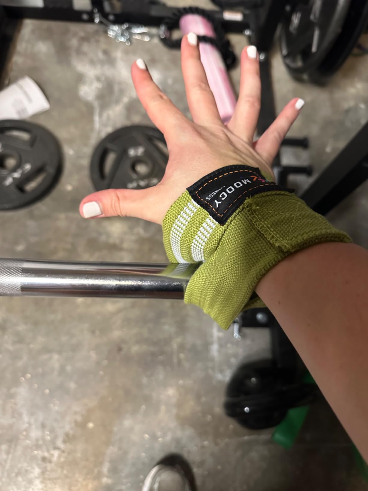Figure 8 Lifting Straps for Deadlift,Weightlifting,Strongman,& Cross Training Strong Weightlifting Wrist Wraps customer photo 2