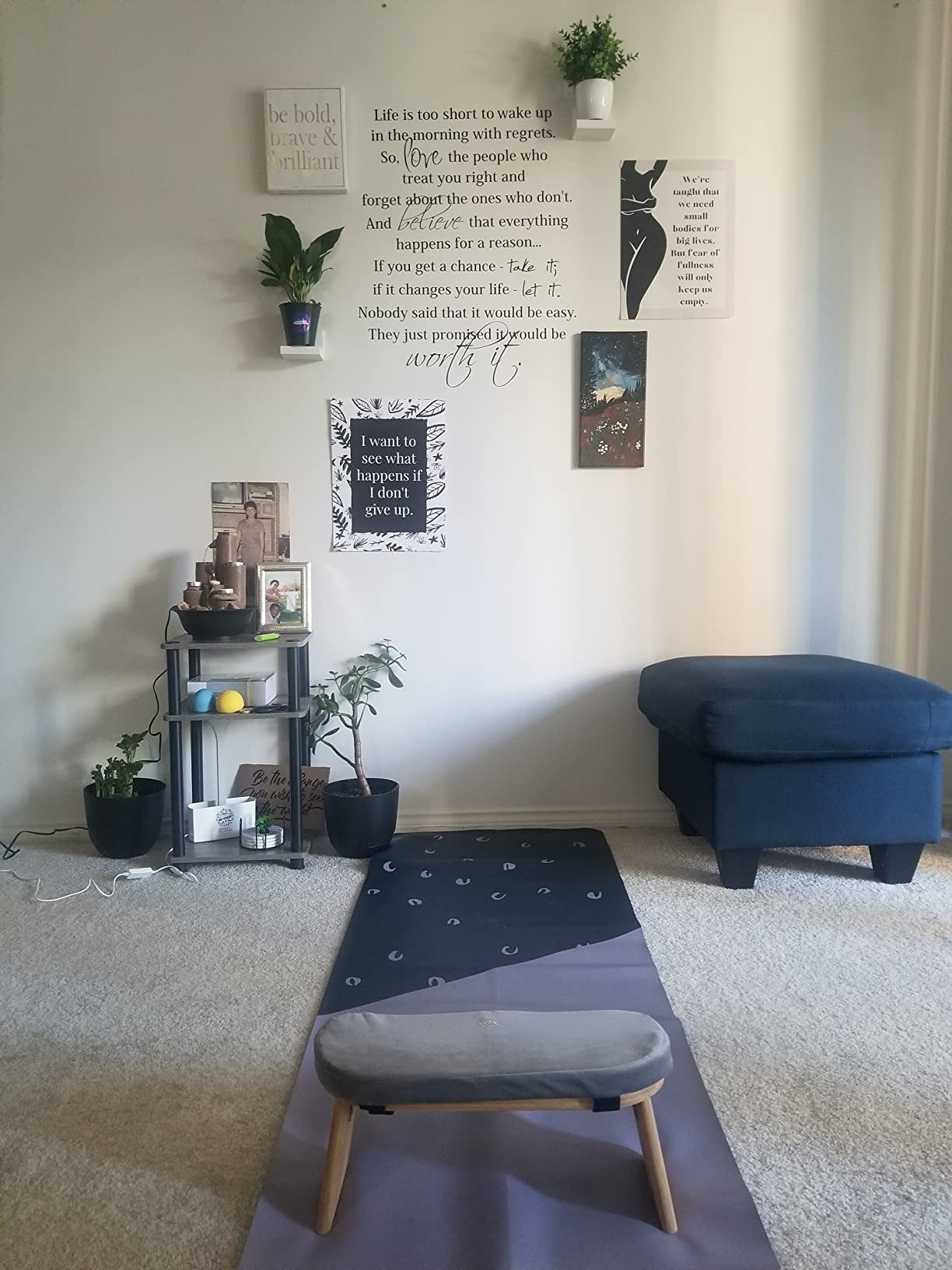 Florensi Meditation Bench - Bamboo, Foldable & Ergonomic Meditation Stool - Sturdy Prayer Bench with Meditation Cushion, Comfortable for Kneeling or Sitting - Perfect for Deeper & Longer Meditation customer photo 1