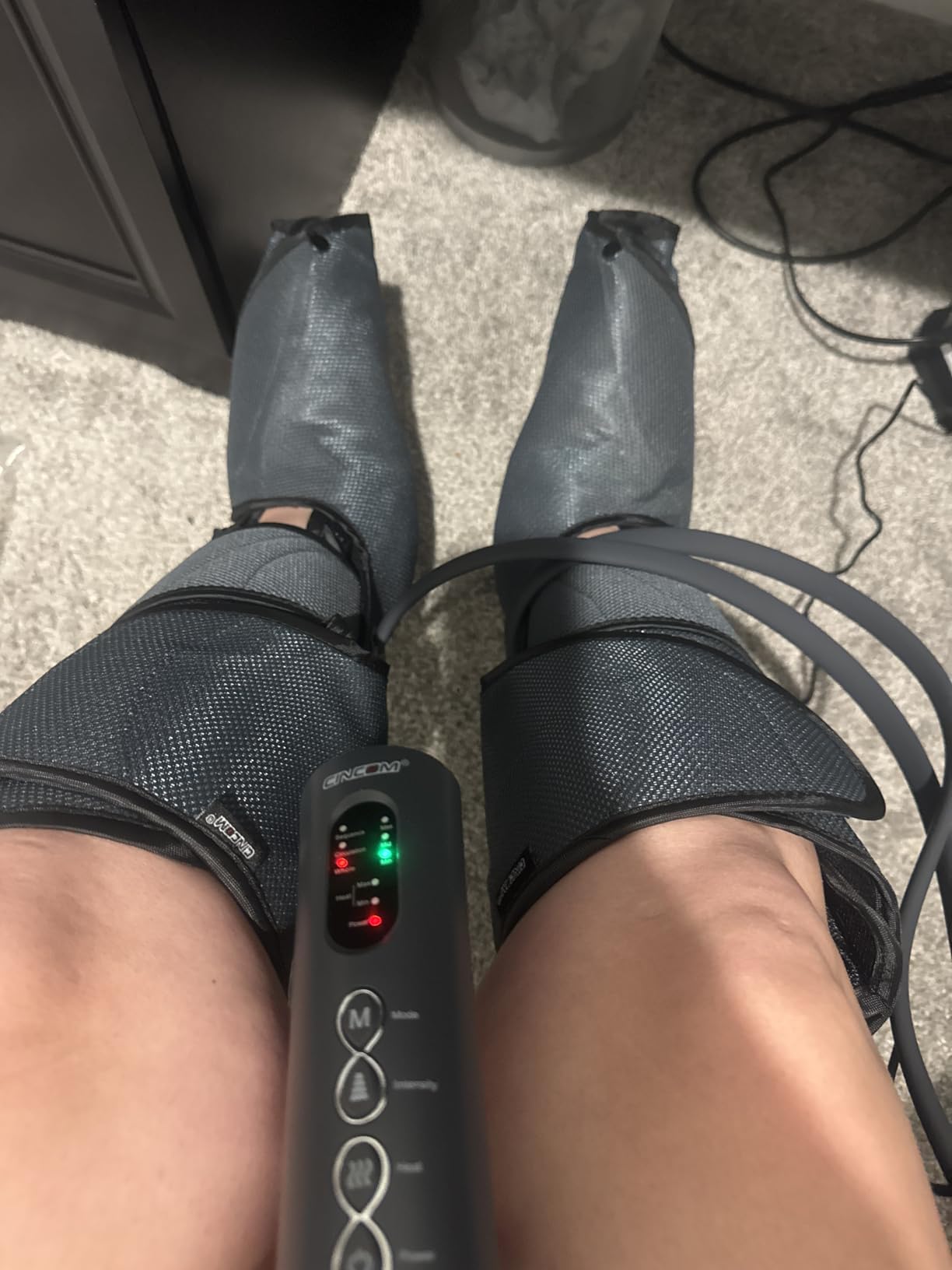 CINCOM Leg Massager with Heat and Air Compression FSA - HSA customer photo 2