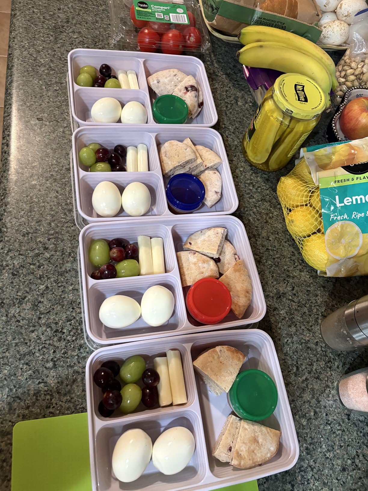 Bentgo Prep - 20-Piece 3-Compartment Reusable Meal Prep Containers with Lids, PFAS & BPA Free Materials, Durable, Microwave, Freezer, & Dishwasher Safe To Go Food Storage (Navy Blue) customer photo 2