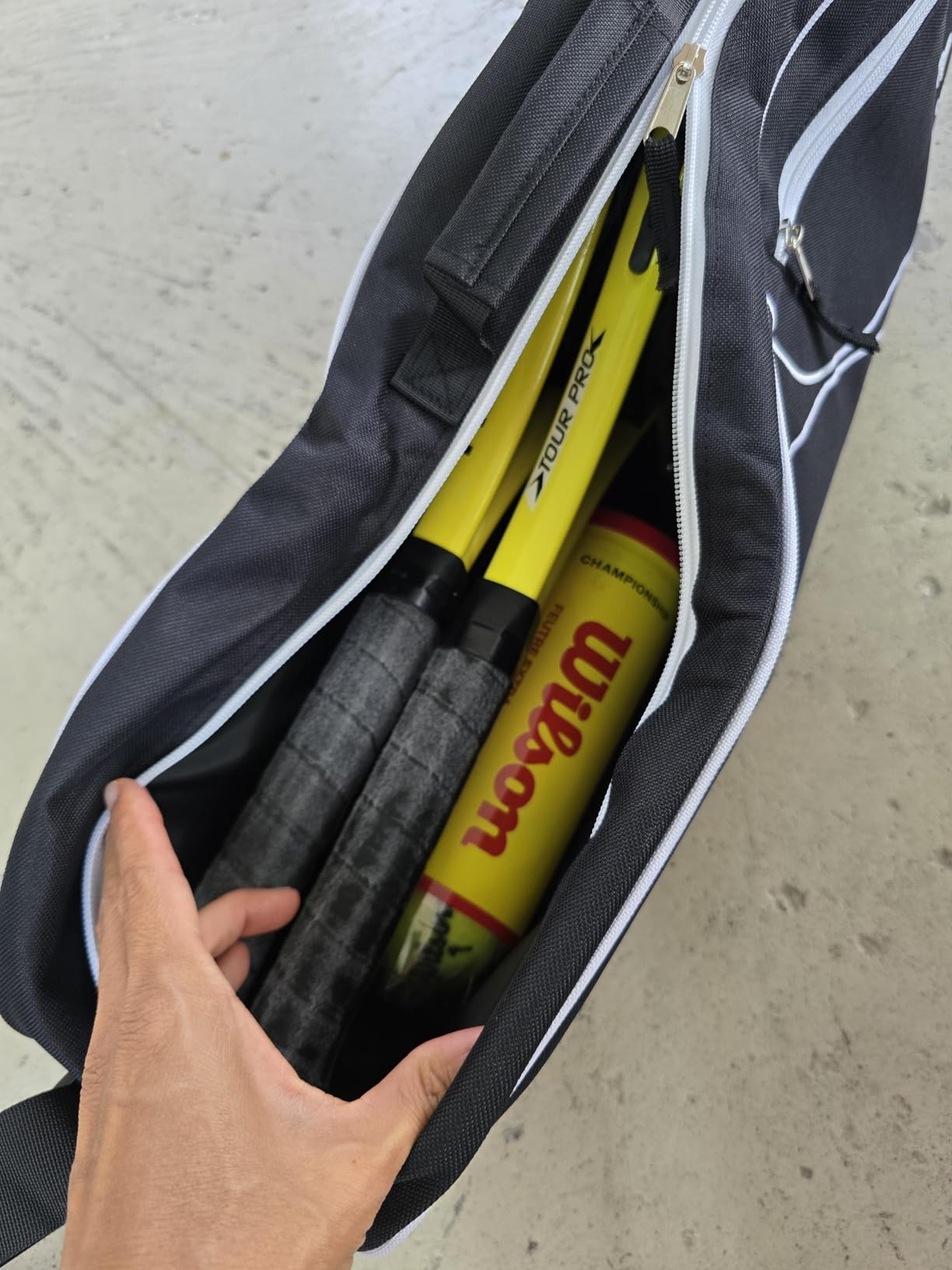 Himal 3 Racquet Tennis Bag With Protective Pad, Tennis Racket Bag for Men Women customer photo 1