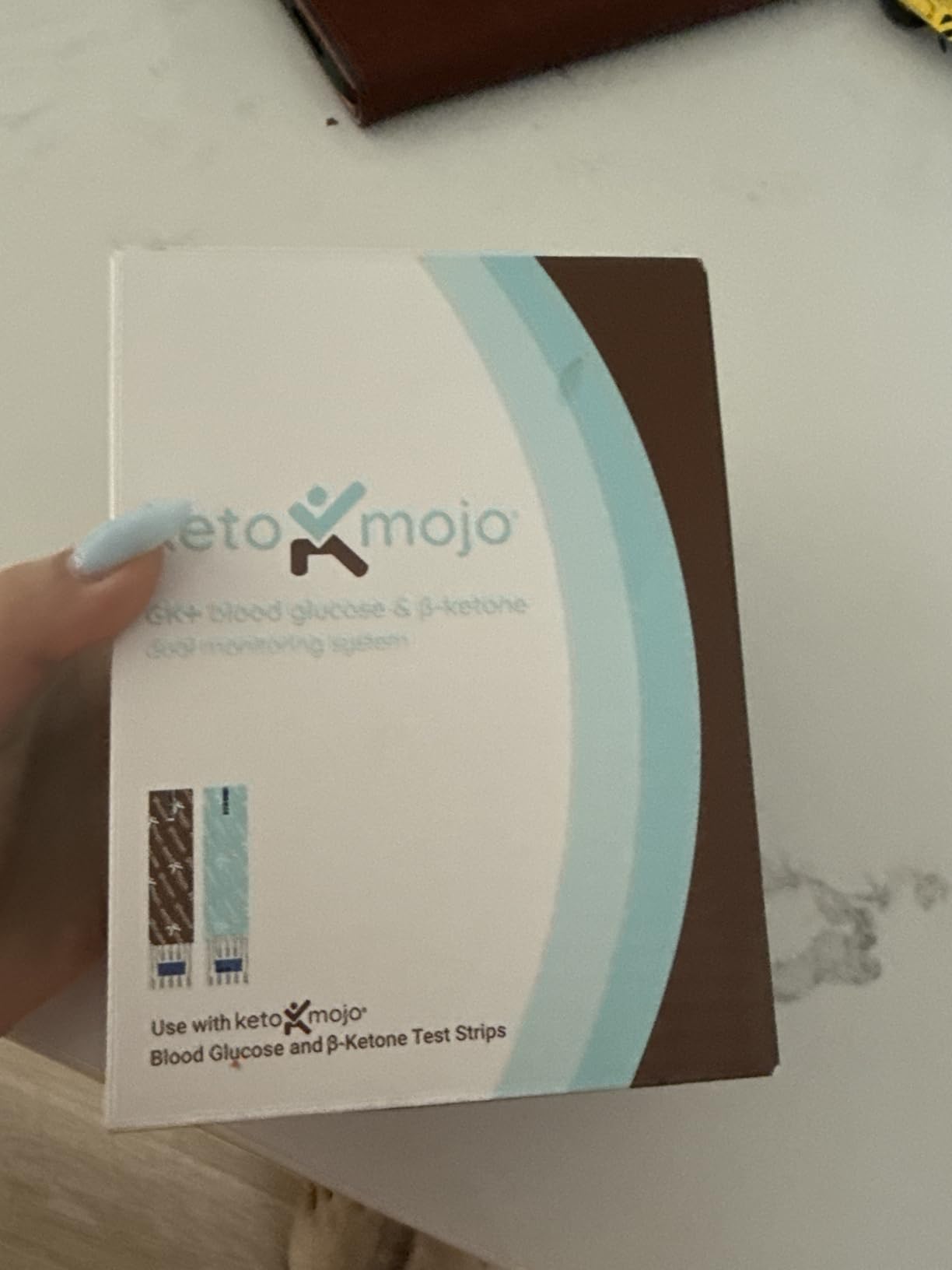 KETO-MOJO GK+ Bluetooth Glucose & Ketone Testing Kit + Free APP for Ketosis & Diabetes Support. 20 Blood Test Strips (10 Each), Meter, 20 Lancets, Lancing Device, and Control Solutions customer photo 2