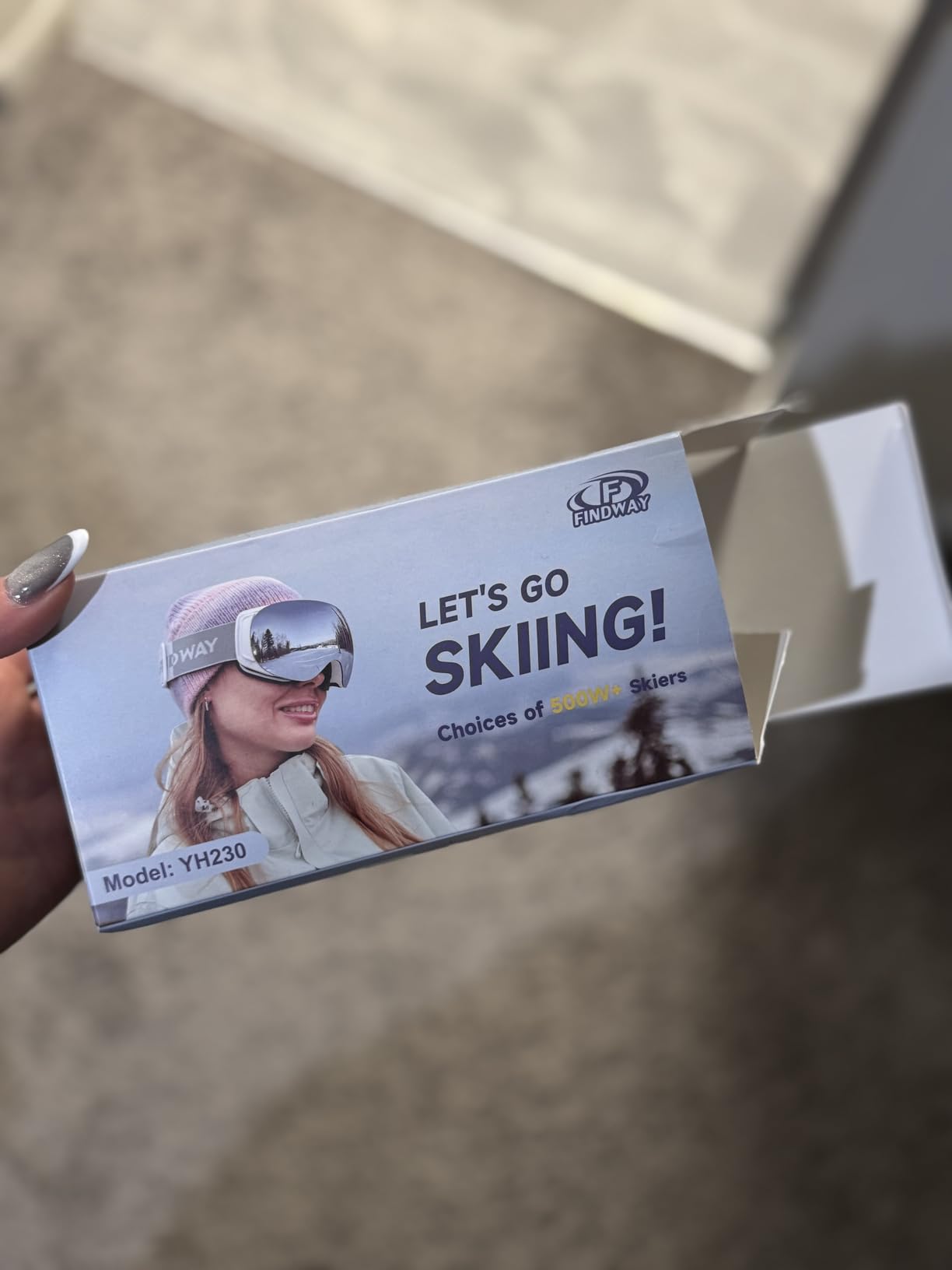 findway Ski Goggles OTG for Women Men Adult Youth - Over Glasses Snow Goggles - Interchangeable Lens, Anti Fog Snowboard Goggles customer photo 2