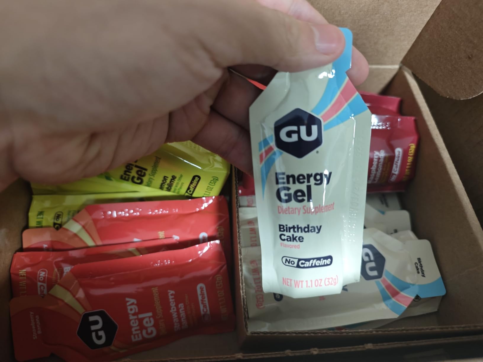 GU Energy Original Energy Gels, Caffeine-Free Mixed - 24 Count customer photo 2
