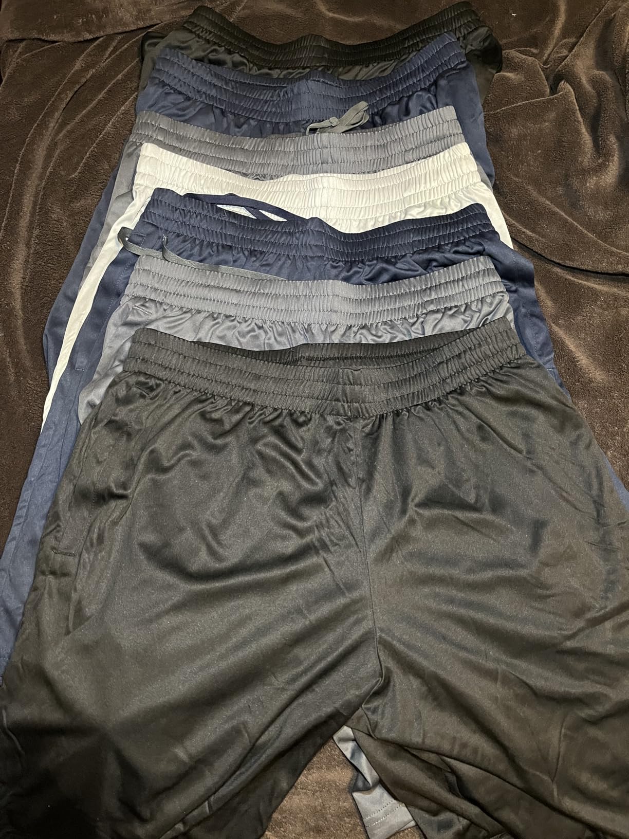Men's Athletic Shorts with Pockets and Elastic Waistband Quick Dry Activewear Workout Shorts for Men customer photo 2