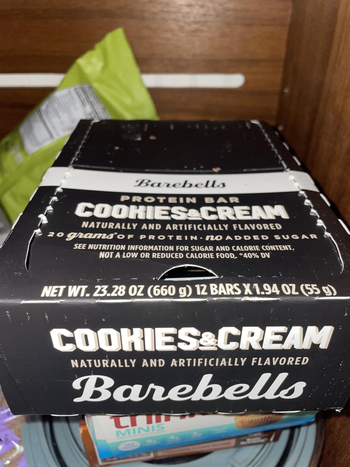 Barebells Protein Bars Cookies & Cream - 12 Count, 20g High Protein Treats - Chocolate Nutrition Bar with 1g Total Sugars - On-The-Go Breakfast or Post-Workout Snack customer photo 2
