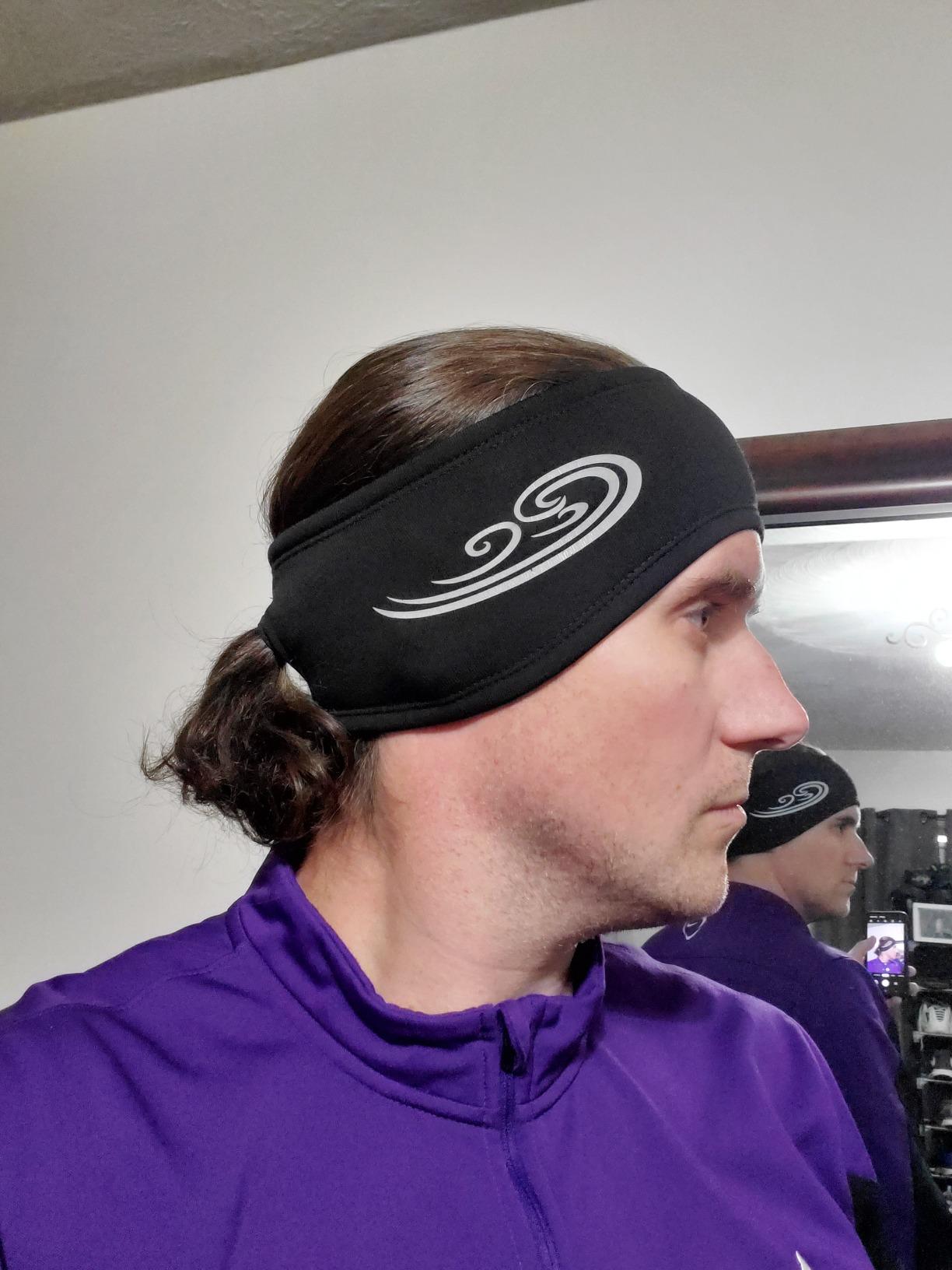 TrailHeads Womens Ponytail Headband - Moisture Wicking Hair Headband for Running, Winter, Workout customer photo 2