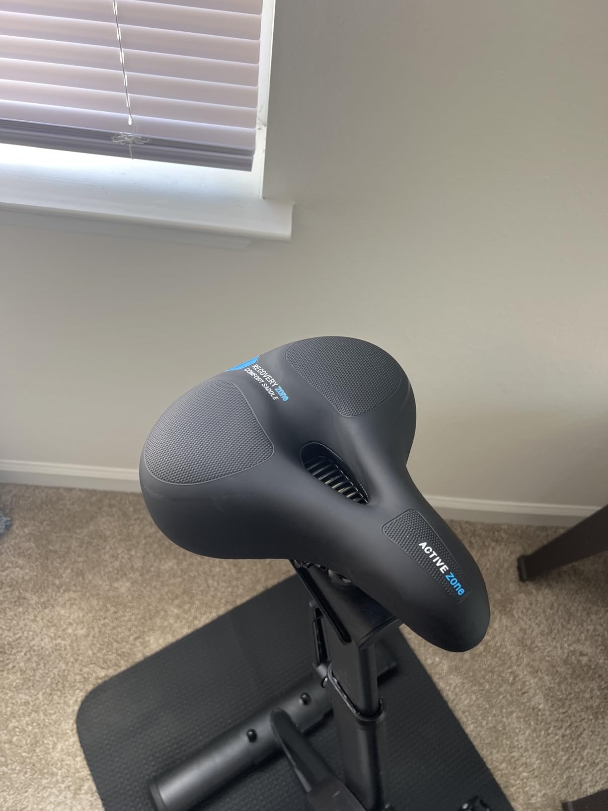 ROCKBROS Bike Seat Cushion for Men Women with Dual Shock Absorbing Ball Memory Foam - Ergonomic Bike Saddle, Handle for Easy Transport Soft Wide Waterproof Exercise Bicycle Seat for Peloton, Road Bike customer photo 1