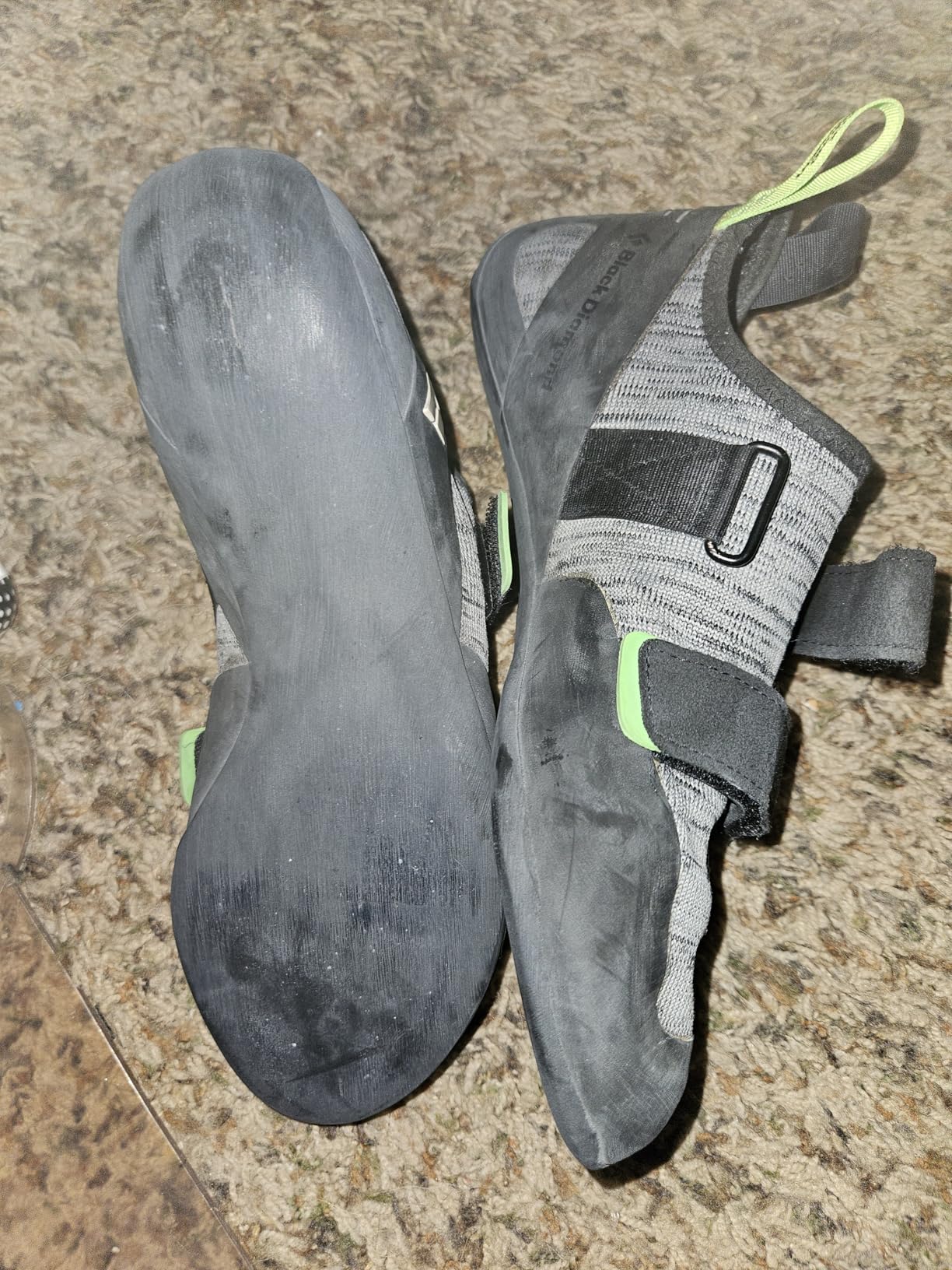 BLACK DIAMOND Men's Momentum Rock Climbing Shoes | Engineered Knit Upper | 4.3mm Rubber Outsole | Supportive Fit for Gym & Outdoor Climbing customer photo 2