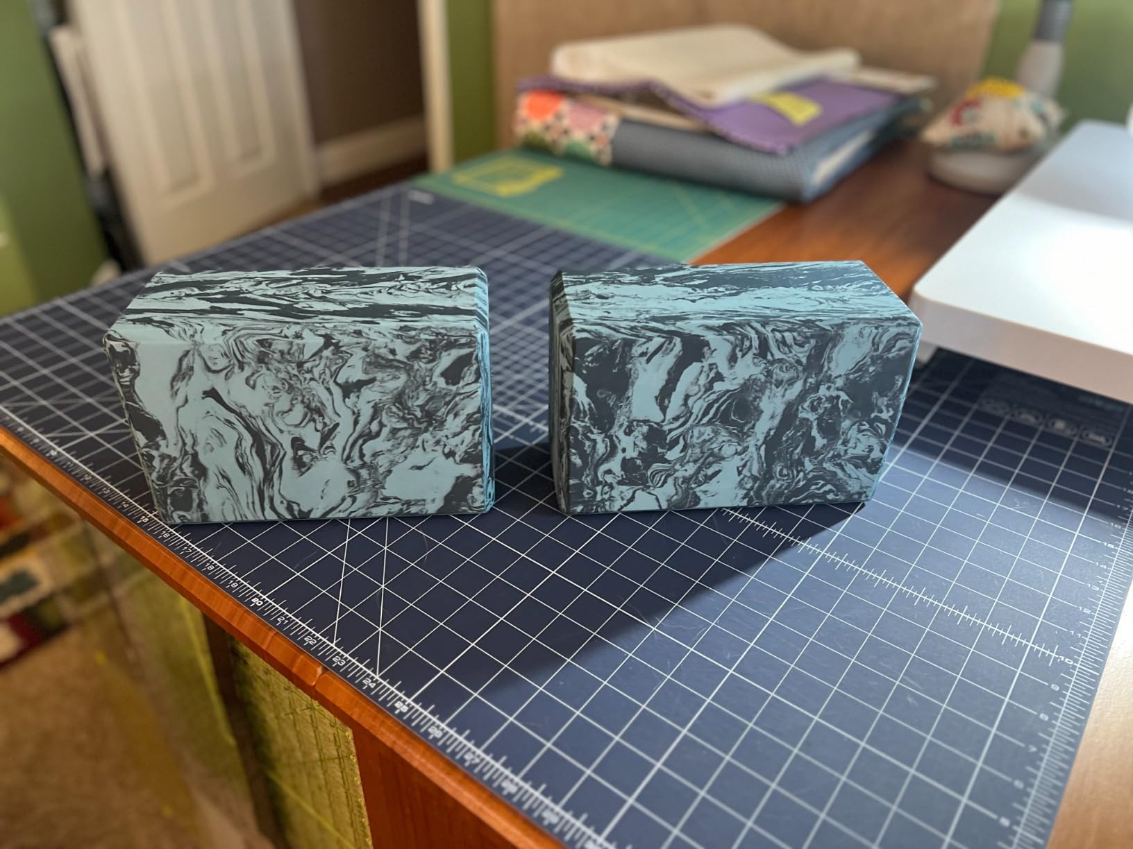 Hugger Mugger 4 in. Foam Yoga Block - Strong and Stable, Beveled Edges for Comfort, Most Favored Block Size, Helps with Alignment and Support in Many Poses customer photo 1