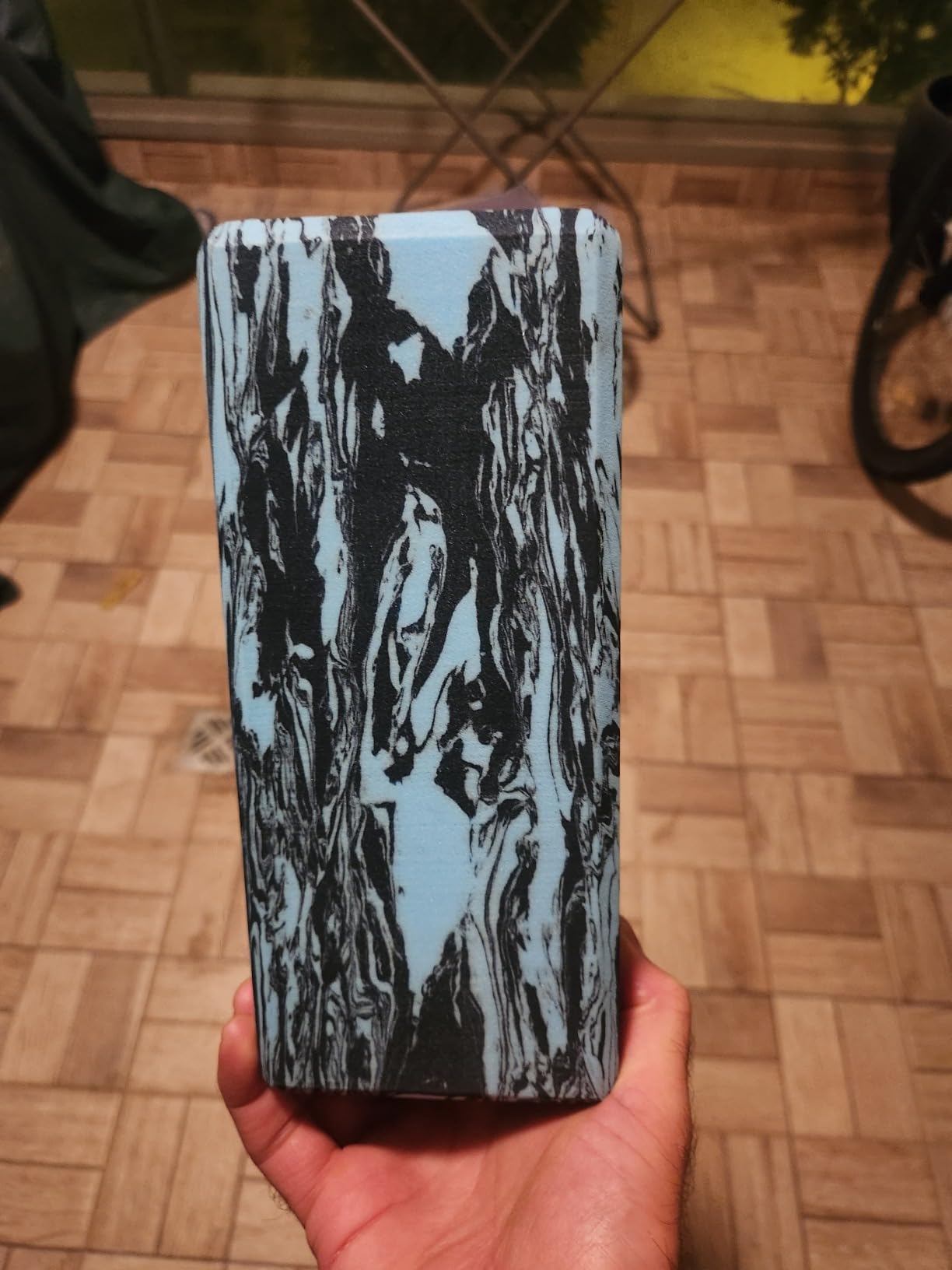 Hugger Mugger 4 in. Foam Yoga Block - Strong and Stable, Beveled Edges for Comfort, Most Favored Block Size, Helps with Alignment and Support in Many Poses customer photo 2