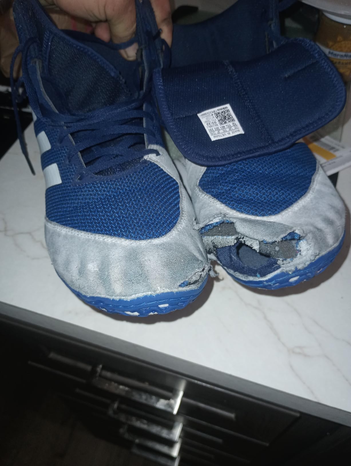 Adidas Mens Mat Wizard 5 Wrestling Shoes customer photo 2
