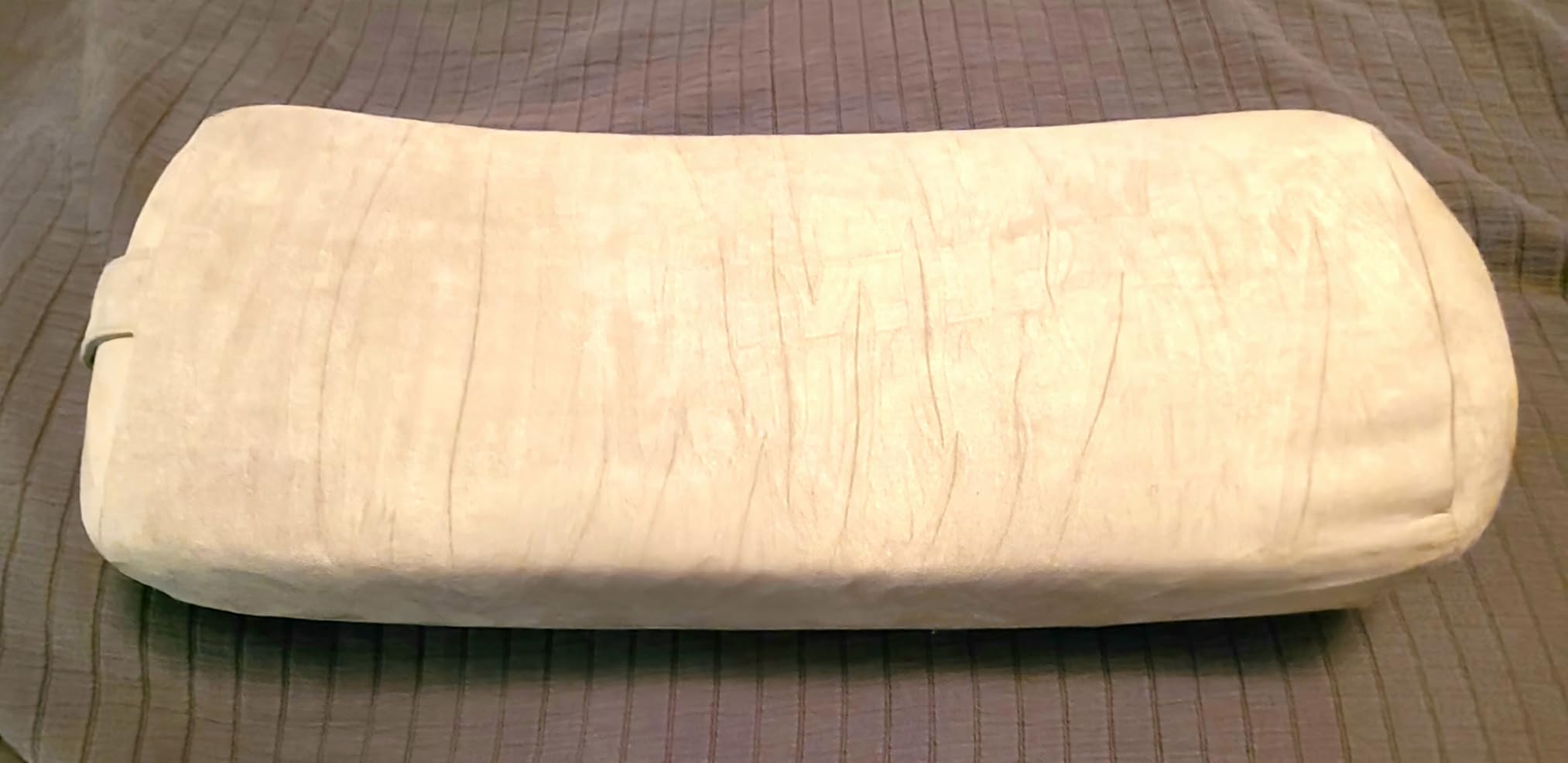 Tumaz Yoga Bolster Set - Rectangular Bolster Pillow for Restorative Yoga, Soft Meditation Pillow with Carry Handle and 8-Feet Strap, Machine Washable Cover customer photo 1