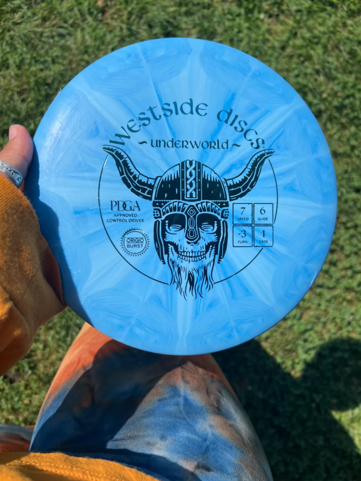 Westside Discs Origio Burst Underworld Fairway Driver - Understable Driver, Grippy Base Plastic w/Color Burst (170g+) customer photo 2