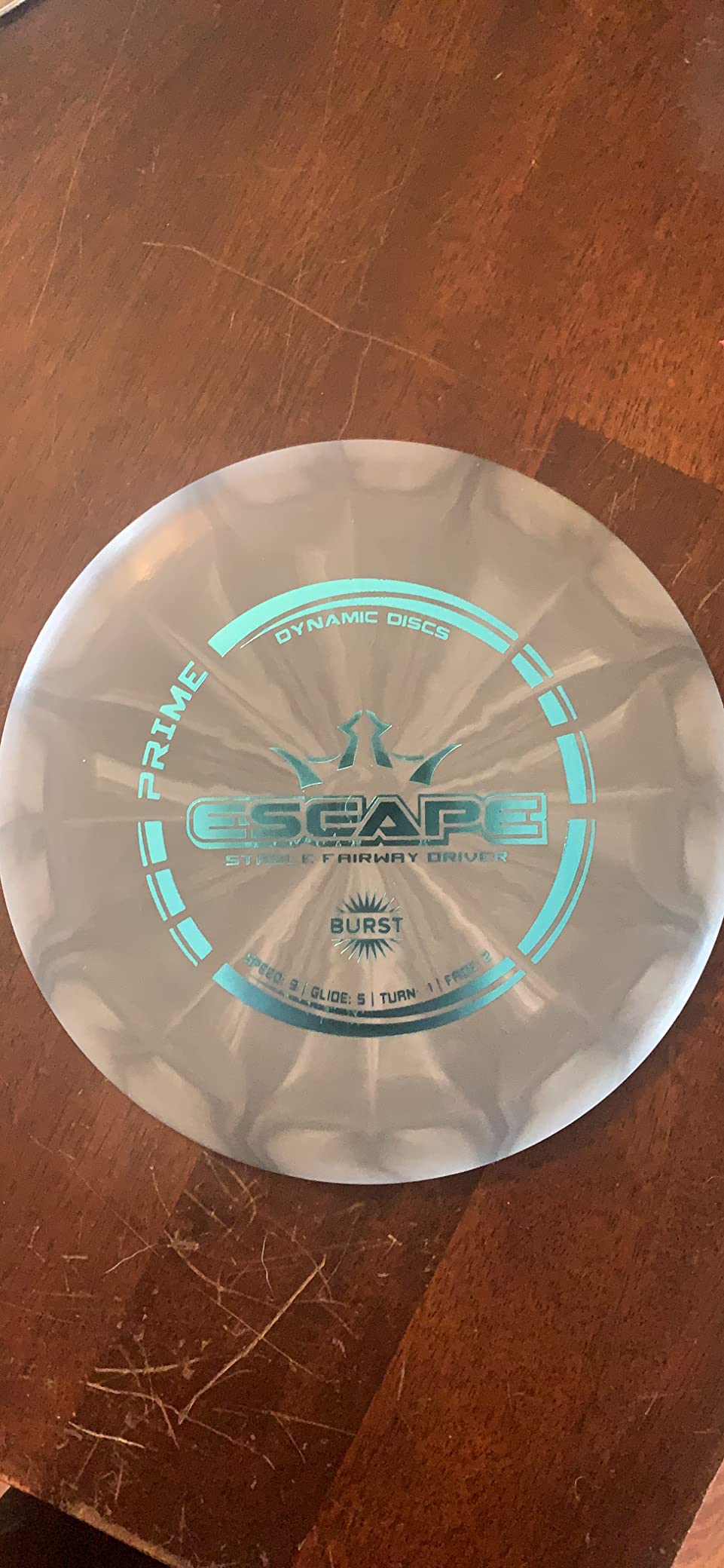 Dynamic Discs Prime Burst Escape Disc Golf Driver | Frisbee Golf Fairway Driver | Neutral Flying Golf Disc | Stamp Colors Will Vary customer photo 1