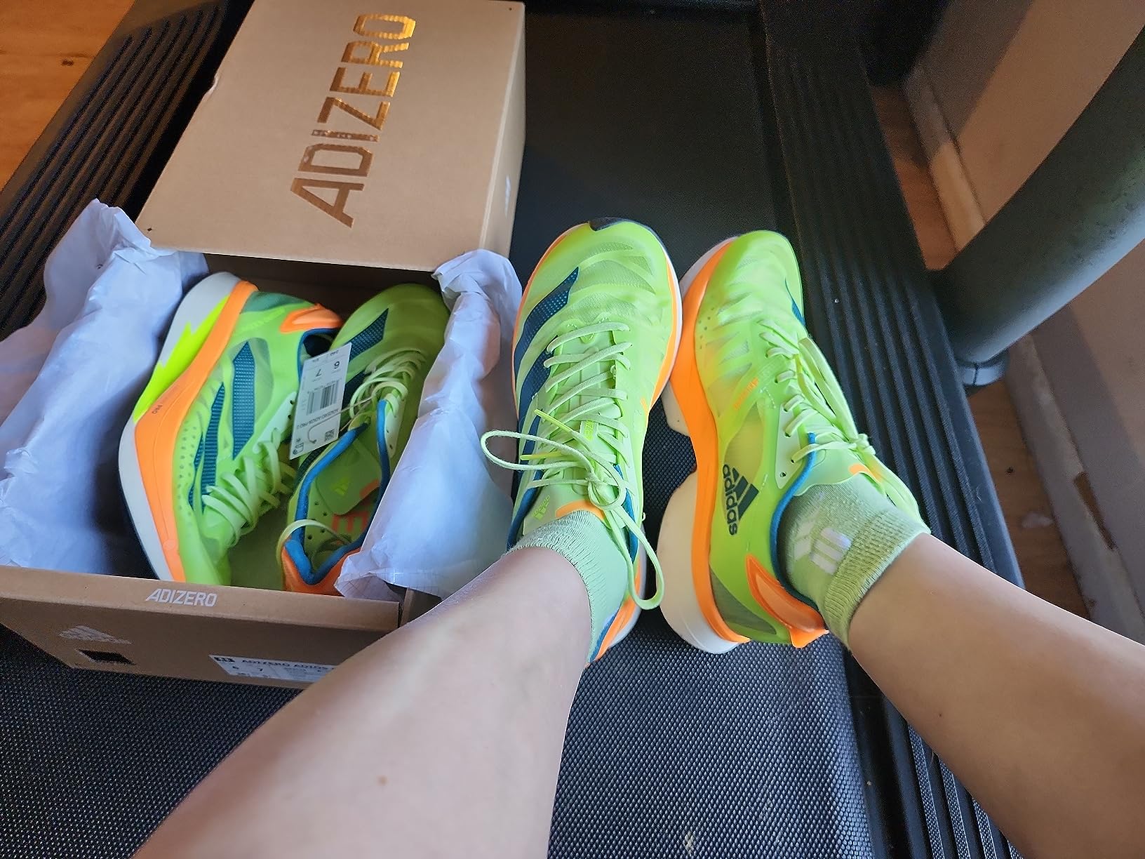 Adidas Unisex Adizero Adios Pro 2 Running Shoe customer photo 1
