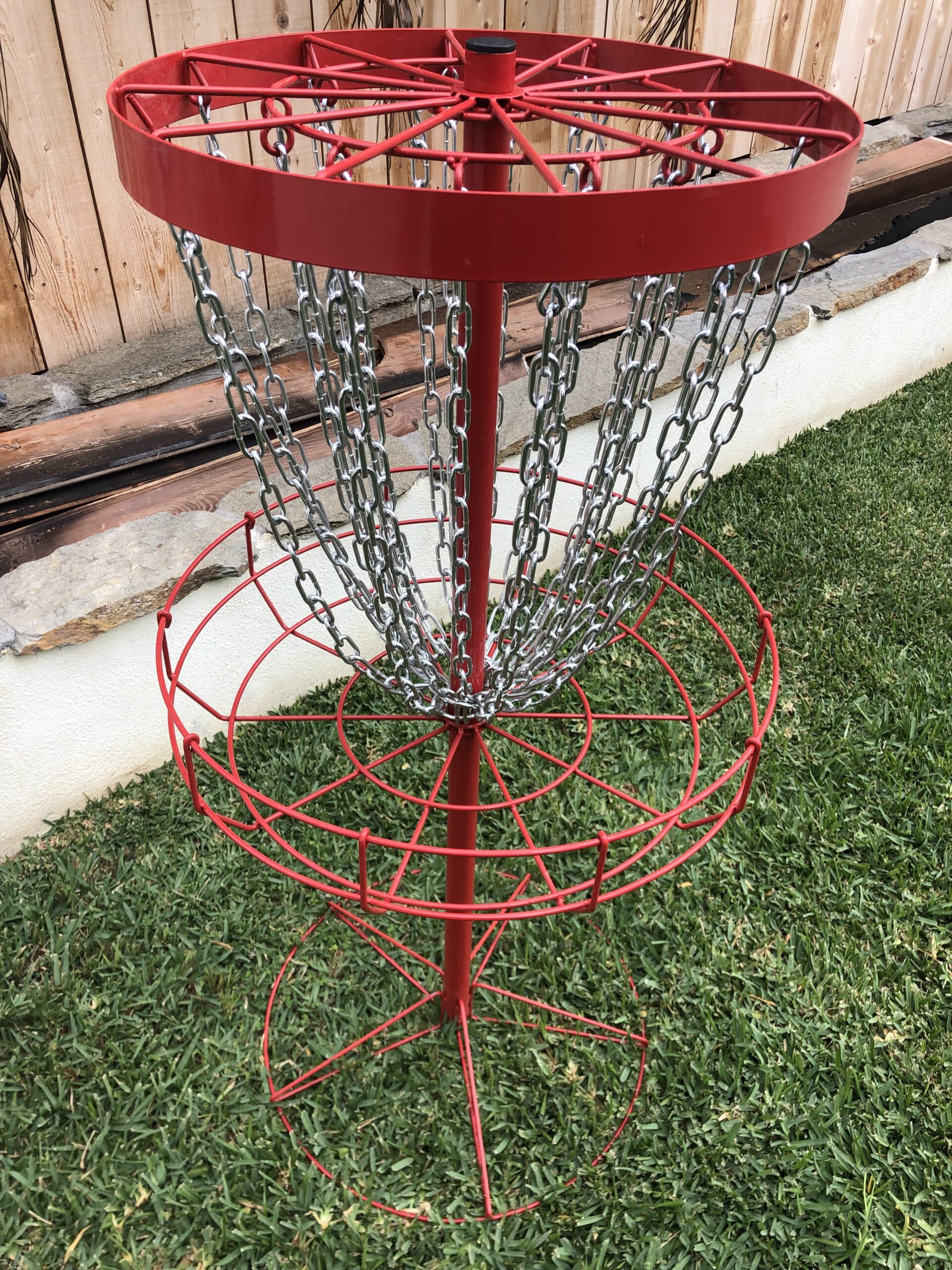 GoSports Regulation Disc Golf Basket - 24 Chain Portable Disc Golf Target customer photo 1